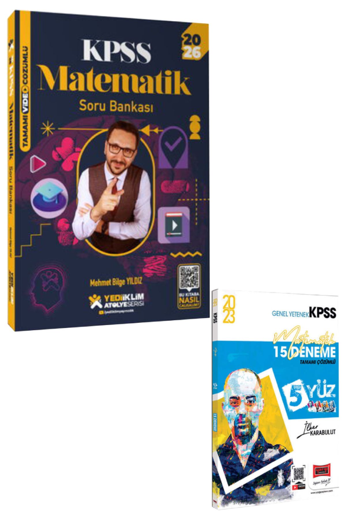 Yediiklim Yayınları Mehmet Bilge Yıldız 2026 KPSS Matematik Soru Bankası+ Yargı KPSS Matematik 15 Deneme
