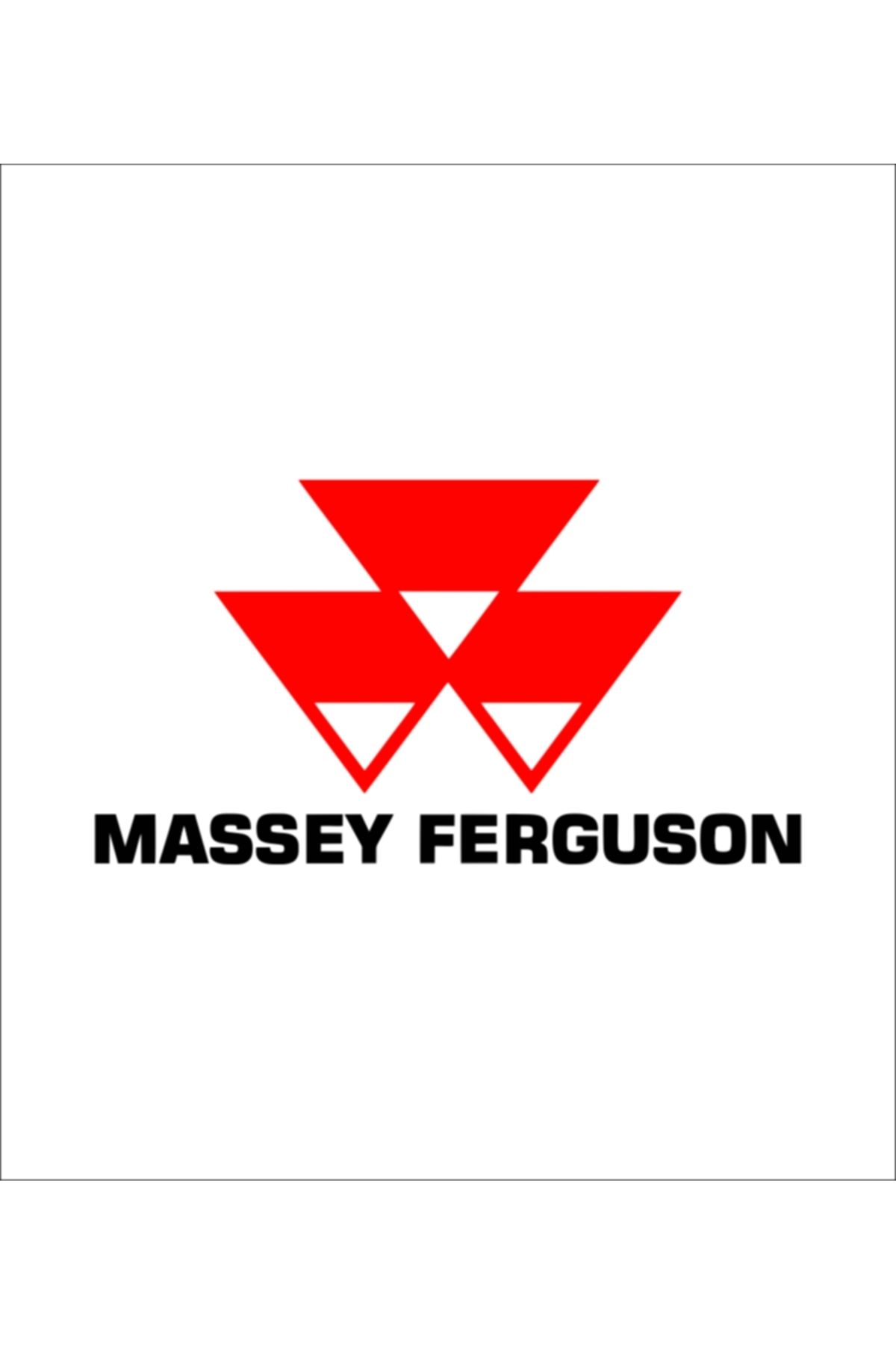 ÖZGÜL REKLAM Massey Ferguson Logo Sticker / Traktör Sticker 50x27 cm