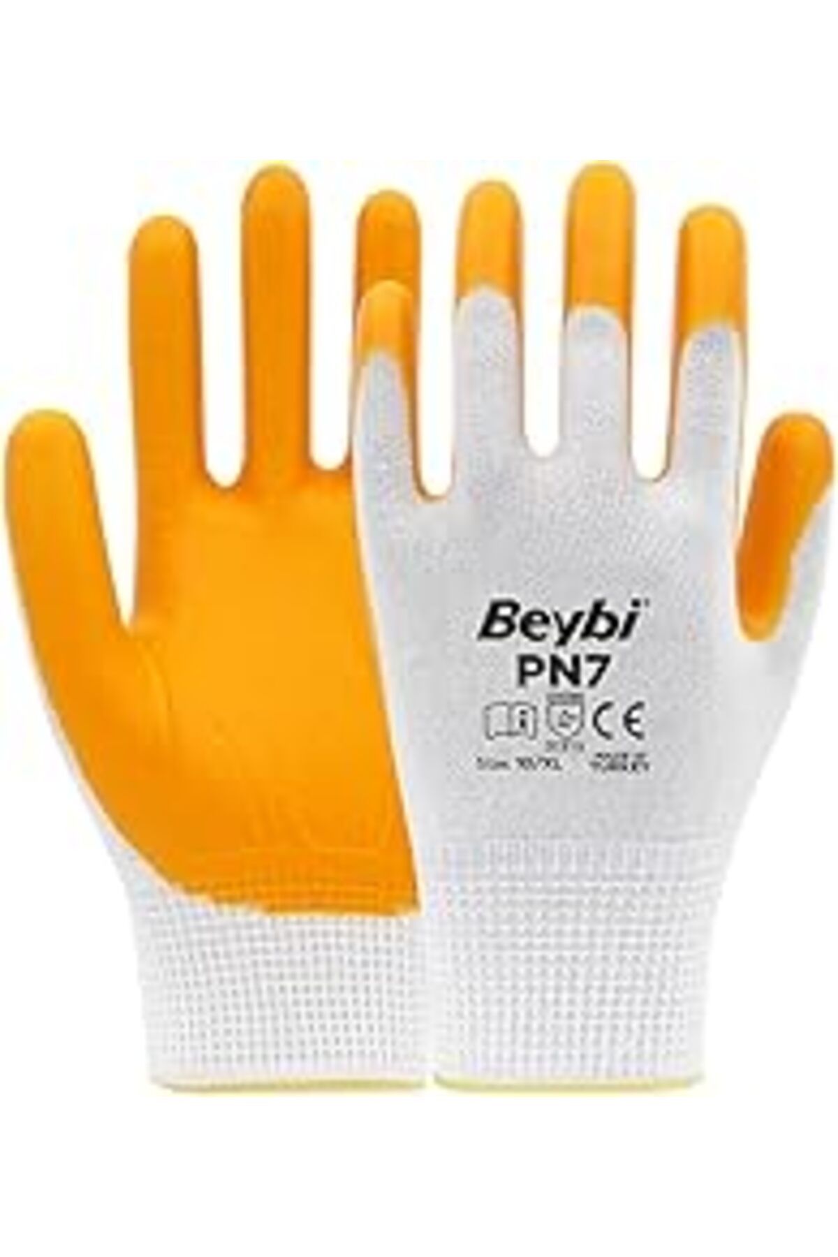 Karachil Beybi Pn7 No:9 Sarı Nitril Eldiven