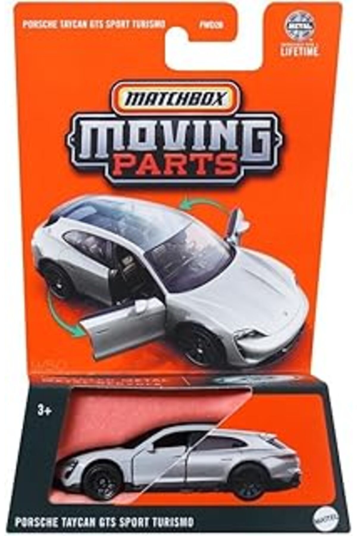 Pazarcan Matchbox 2025 1:64 Arabalar Porsche Taycan Gts Sport Turismo Jbw75