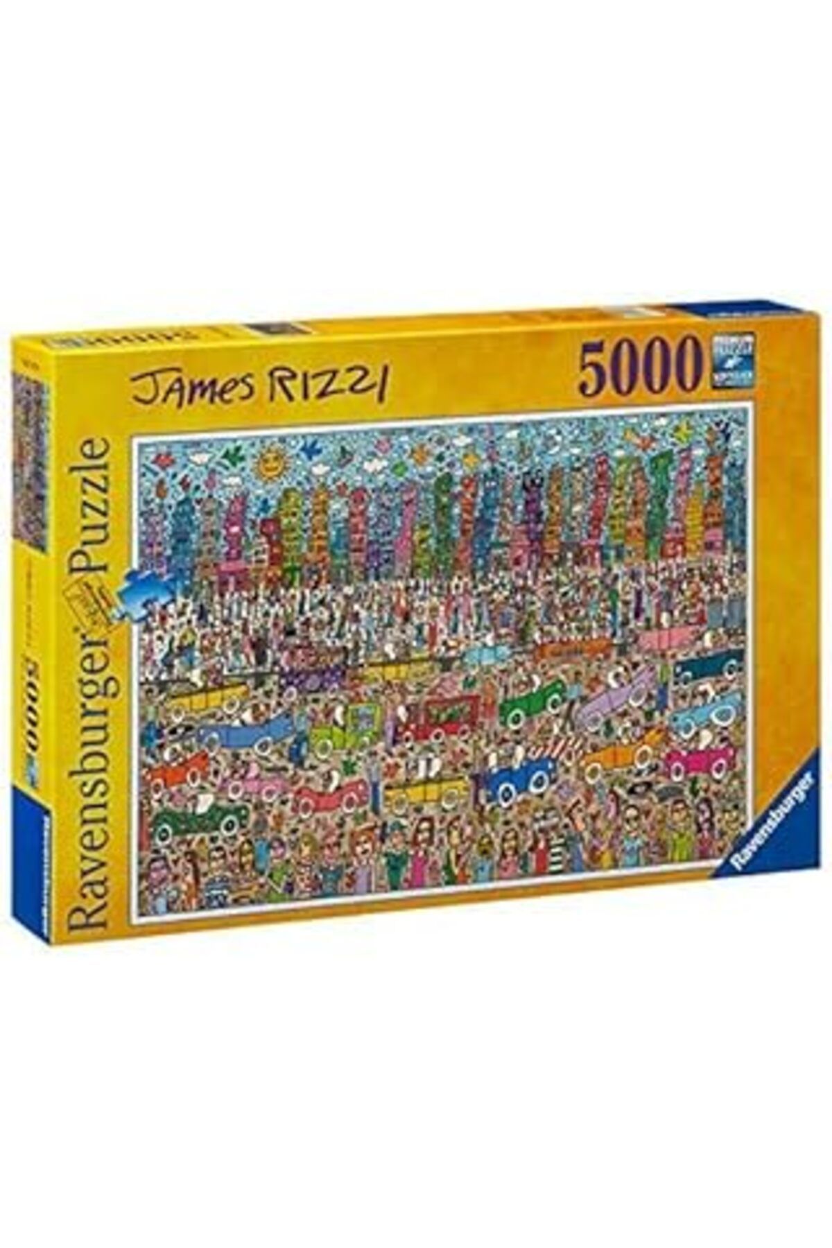 Qedii Ravensburger - 5000 Parça Puzzle James Rizzi Şehir
