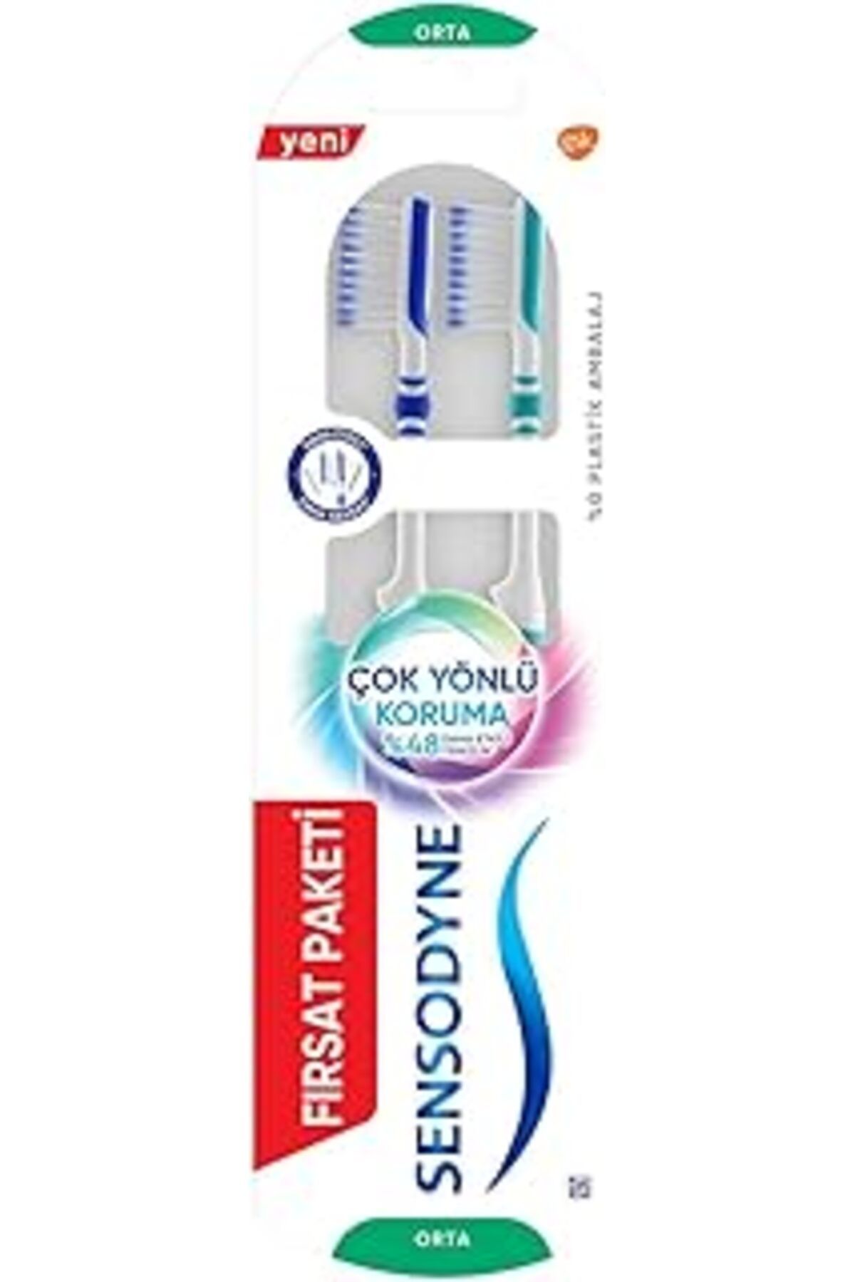 TBSProjects Sensodyne Çok Yönlü Koruma Diş Fırçası Orta 1+1