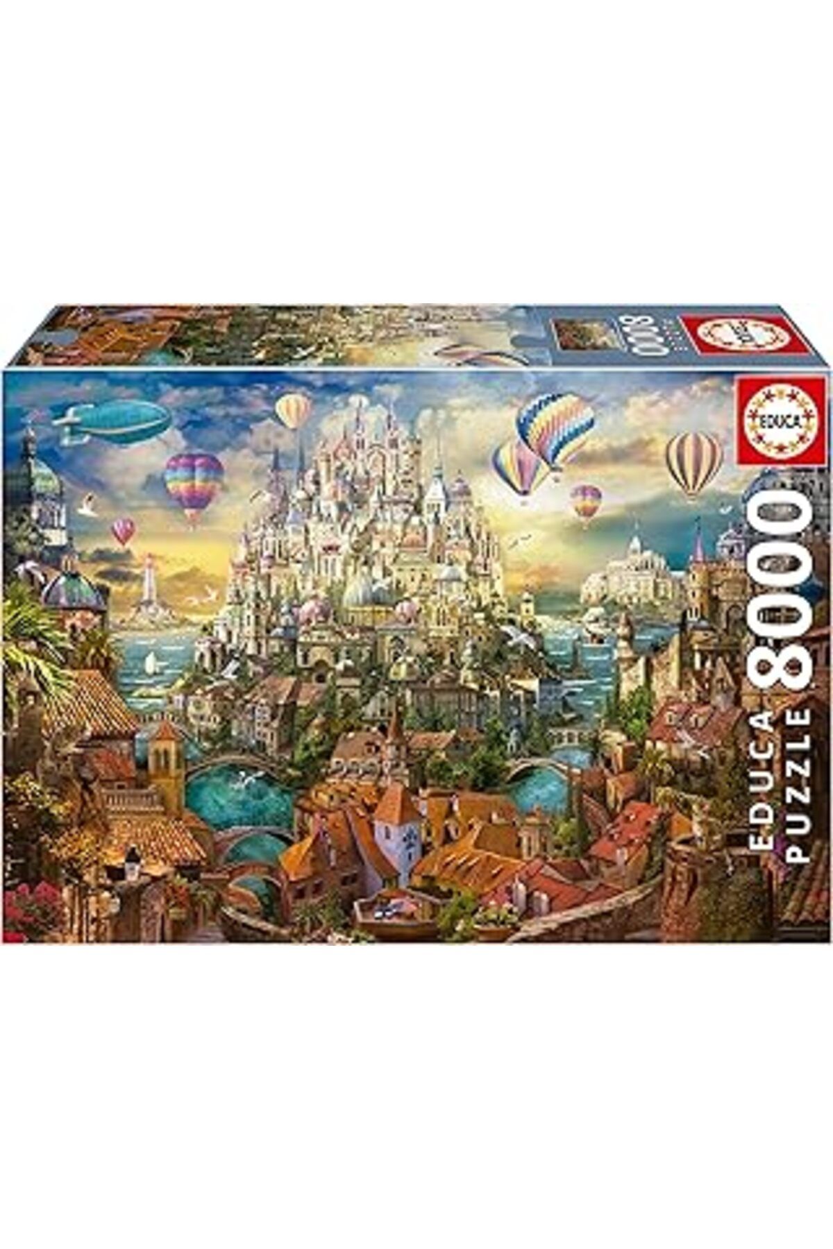 Karachil Educa Puzzle - Şehir Manzarası, 8000 Parça