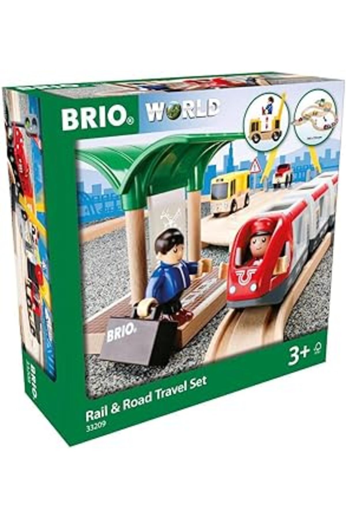 Pazarcan Brio 33209 Rail And Road Travel Set