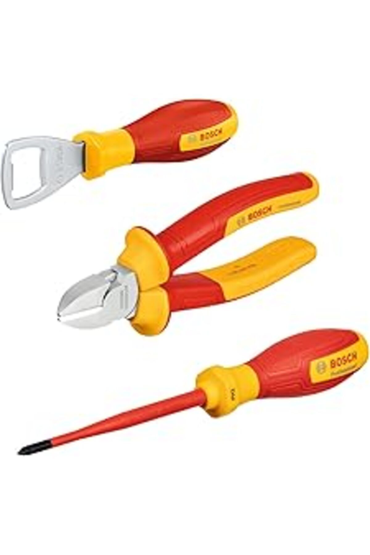 Karachil Bosch Profesyonel Vde El Aleti Seti 3 Parça (1X Şişe Açacağı; 1X Yıldız Tornavida Ph1 X 100Mm; 1X Y