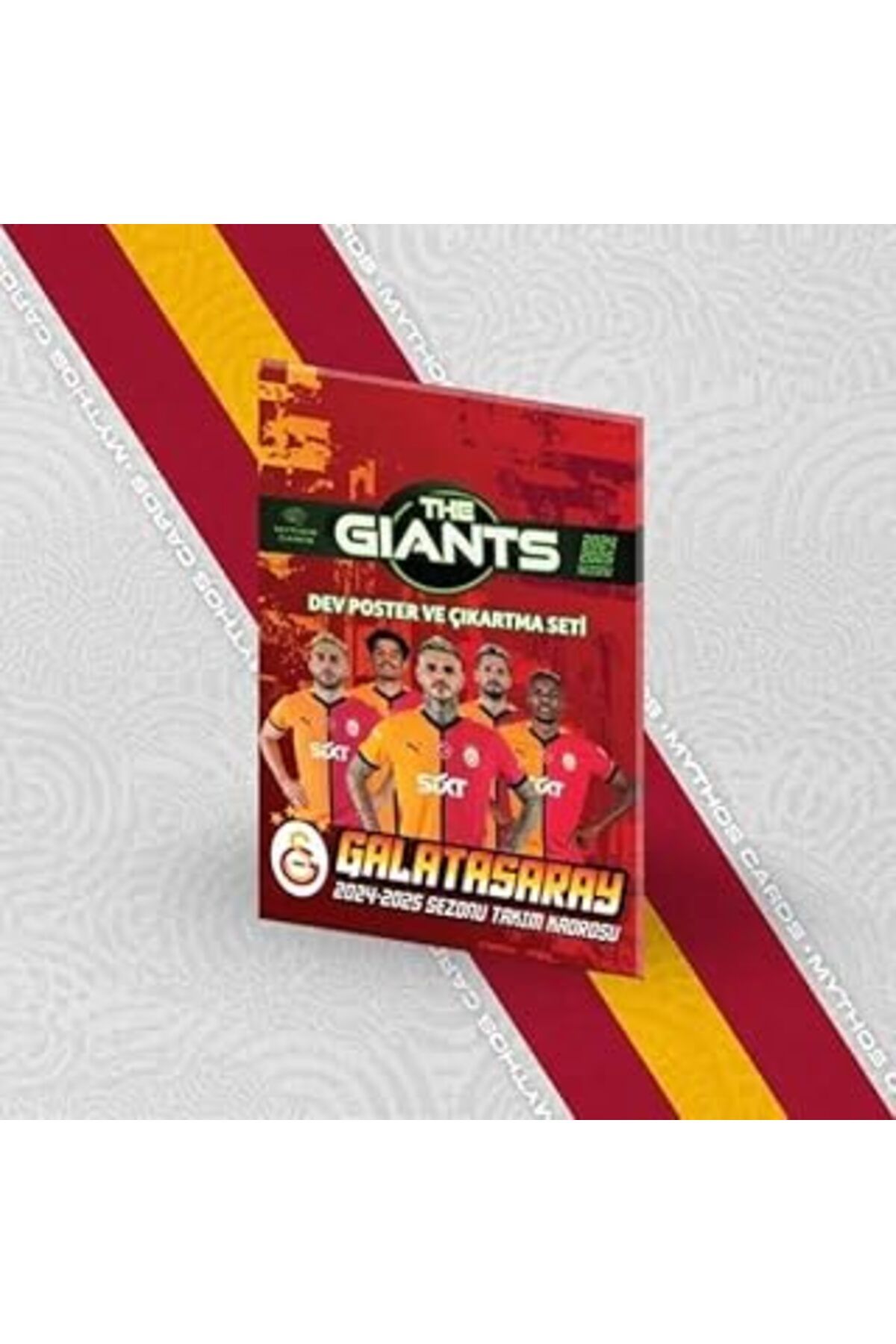NETWORK ART Mythos Cards - Galatasaray The Giants 2024/25 Sezonu Dev Poster Ve Çıkartma Seti