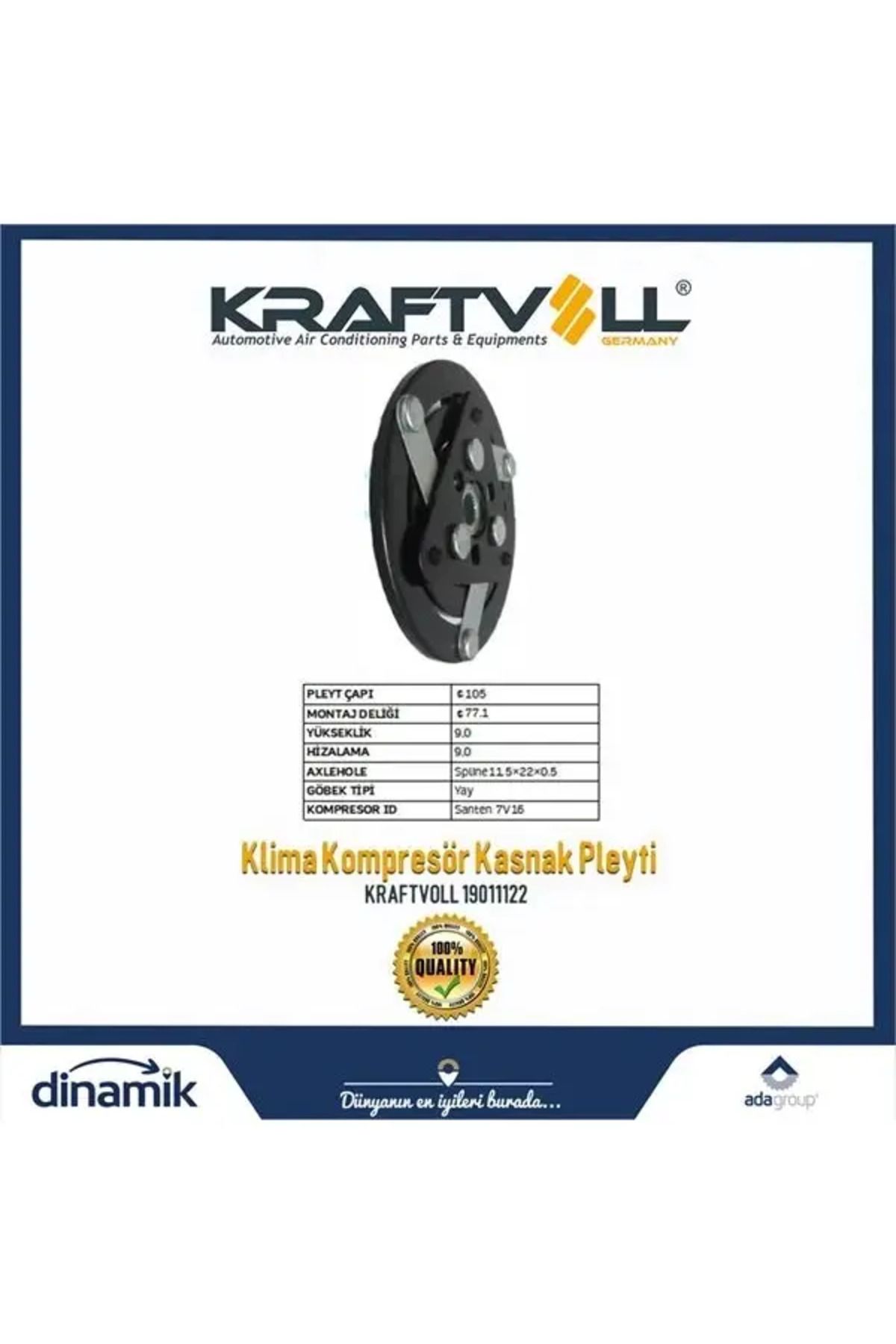 Kraftvoll KLIMA KOMPRESOR GOBEGI 1.3 CITROEN C4-C5
