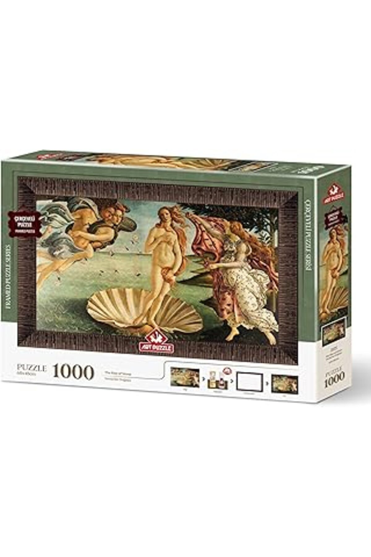 Pazarcan Art Puzzle Venüs'Ün Doğuşu,Sandro Bottıcellı 1000 Parça Çerçeveli Puzzle