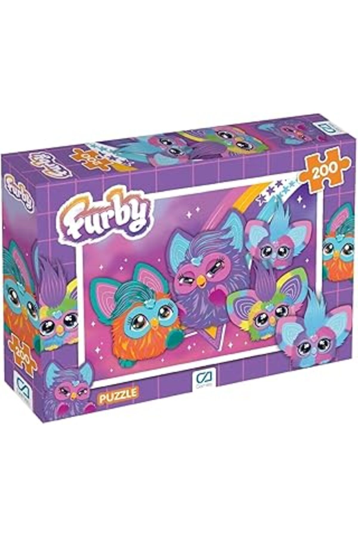 Karachil Ca Games Furby Lisanslı 200 Parça 33X48Cm Çocuk Puzzle Yapboz Serisi