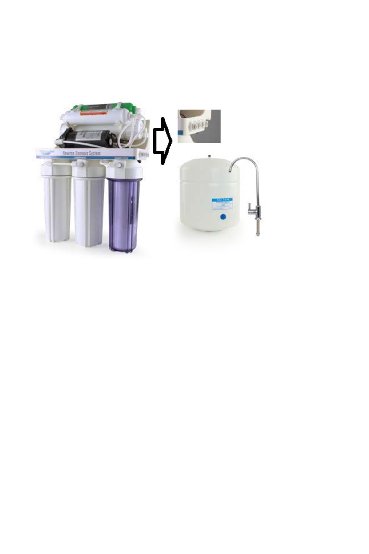Aquabir AQUABİR 6A-WP, POMPALI BAĞLANTILI APARATLI
