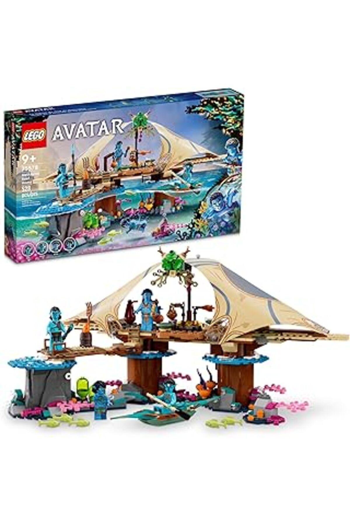 Qedii Lego® Avatar Metkayina Resif Evi 75578-9 Yaş Ve Üzeri Çocuklar Için 4 Minifigür İçeren Koleksiyonlu