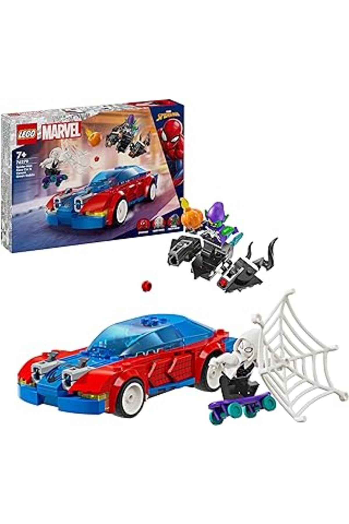 Mu Art Ahşap Lego | Marvel Örümcek Adam Yarış Arabası Ve Venom Green Goblin 76279 – 7 Yaş Ve Üzeri Kız Ve Erkek
