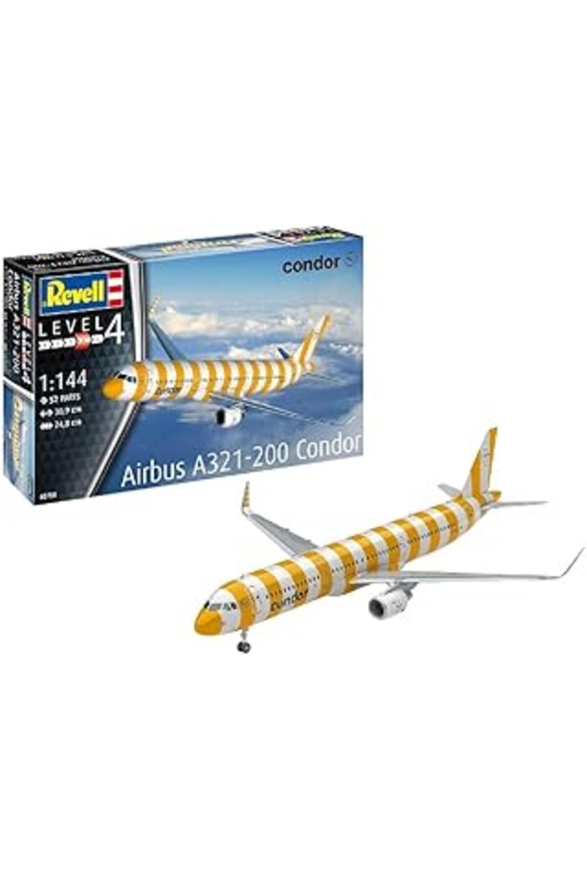 Karachil Model Set Airbus A321-200 "Condor"-Revell Model Kit With Basic Accessories