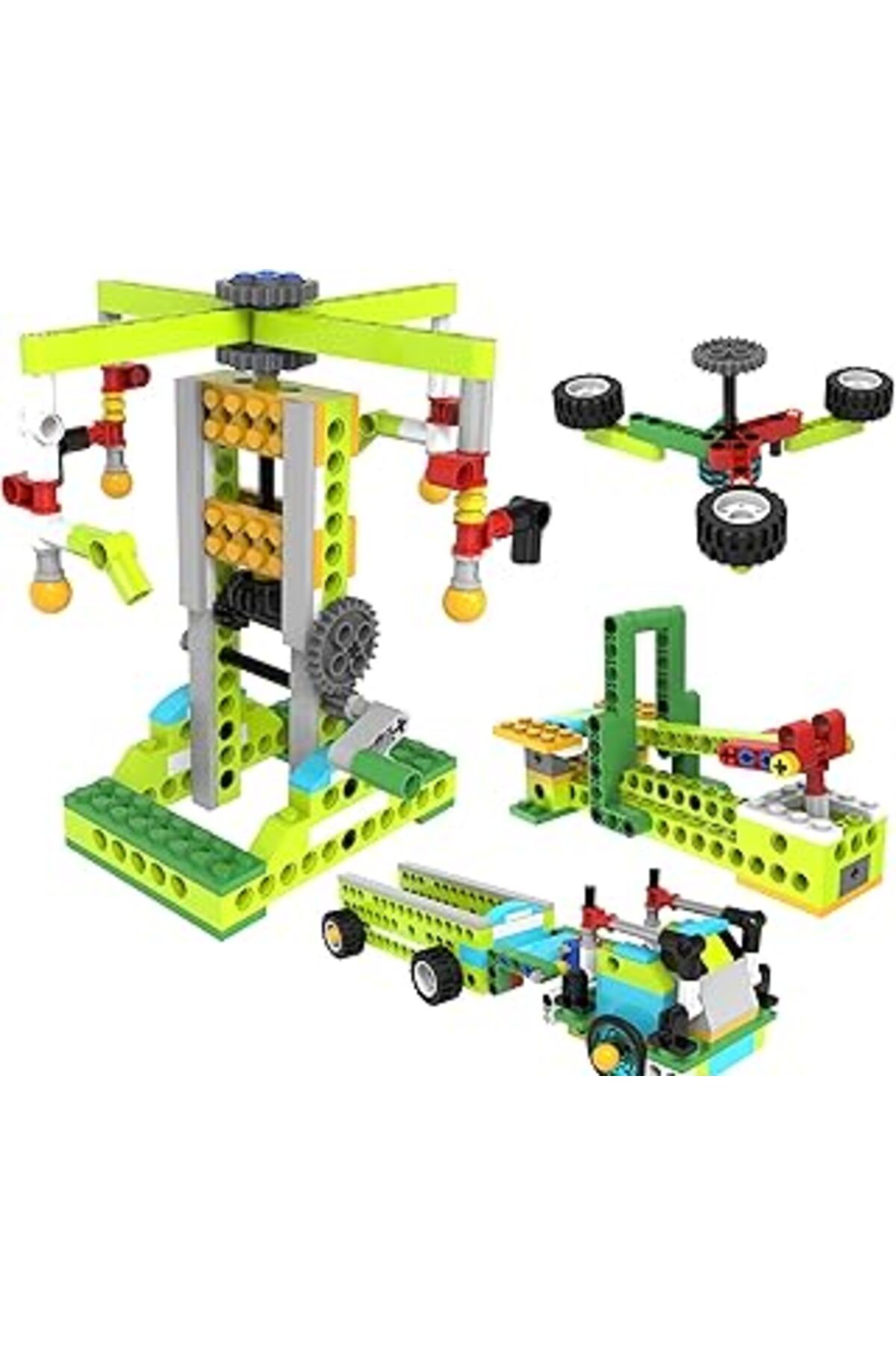 Qedii Makerzoid Diverse Building Blocks 370 Parça 100+ Model