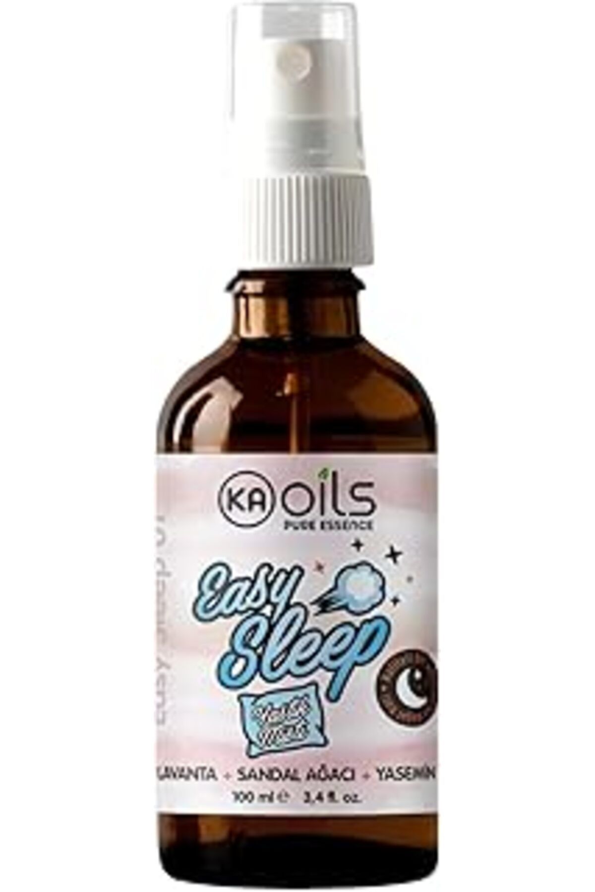 Pazarcan Kaoils Easy Sleep Yastık Misti 100 ml – Doğal Uyku Spreyi | Lavanta, Yasemin, Sandal Ağacı Yağları