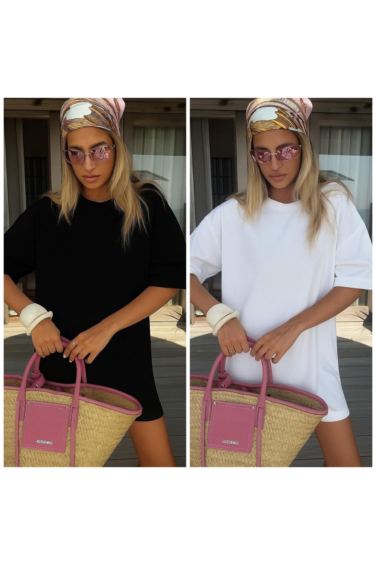 BENROMA KİDS 2 RENK OVERSİZE UNİSEX TİŞÖRT