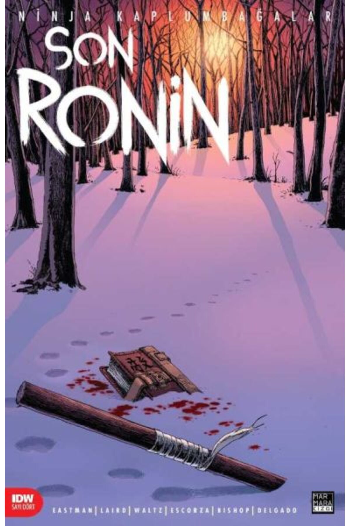 Marmara Çizgi Yayınları Ninja Kaplumbağalar Son Ronin 4