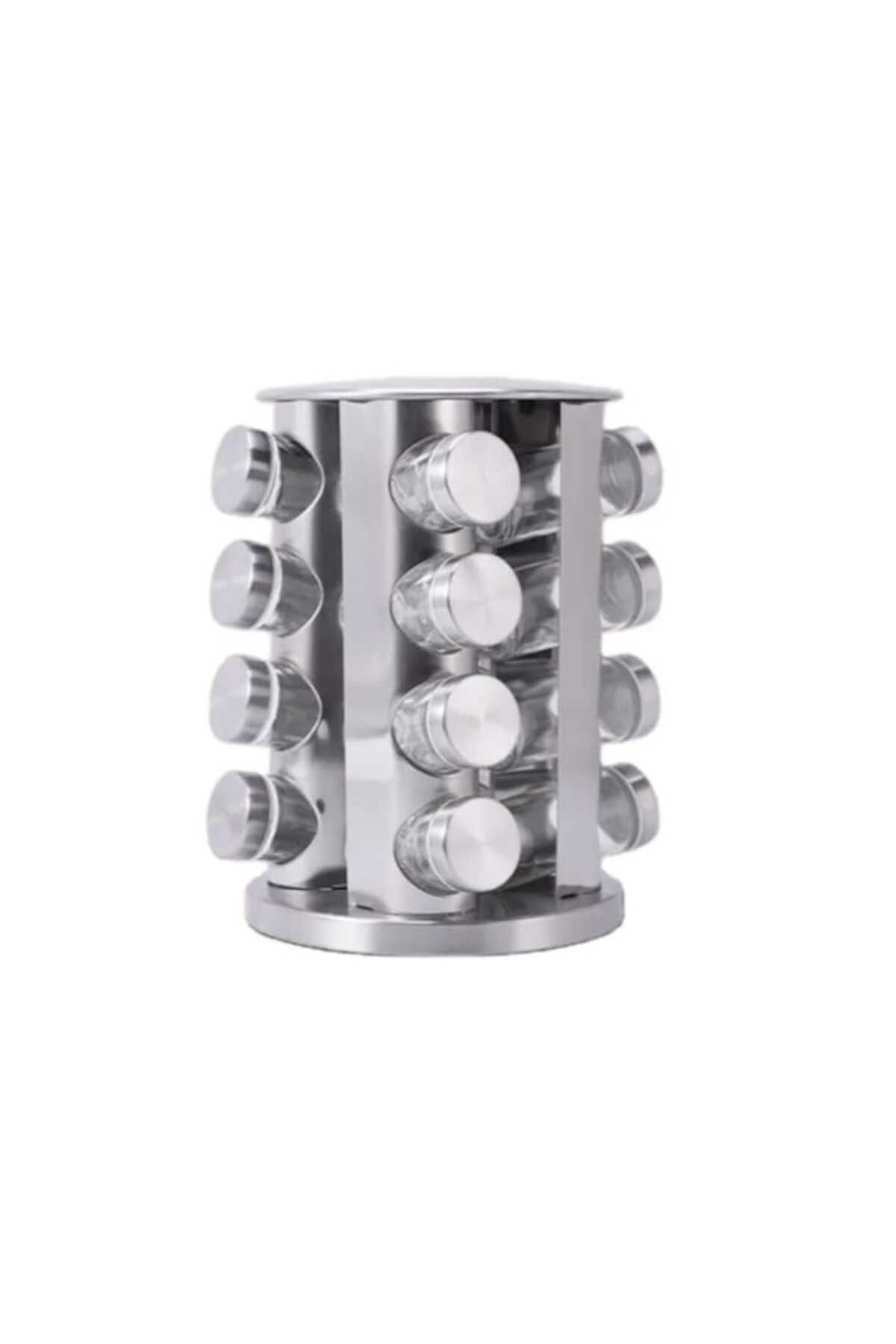Rovitech-Set 16 recipiente condimente, suport metalic rotativ 2