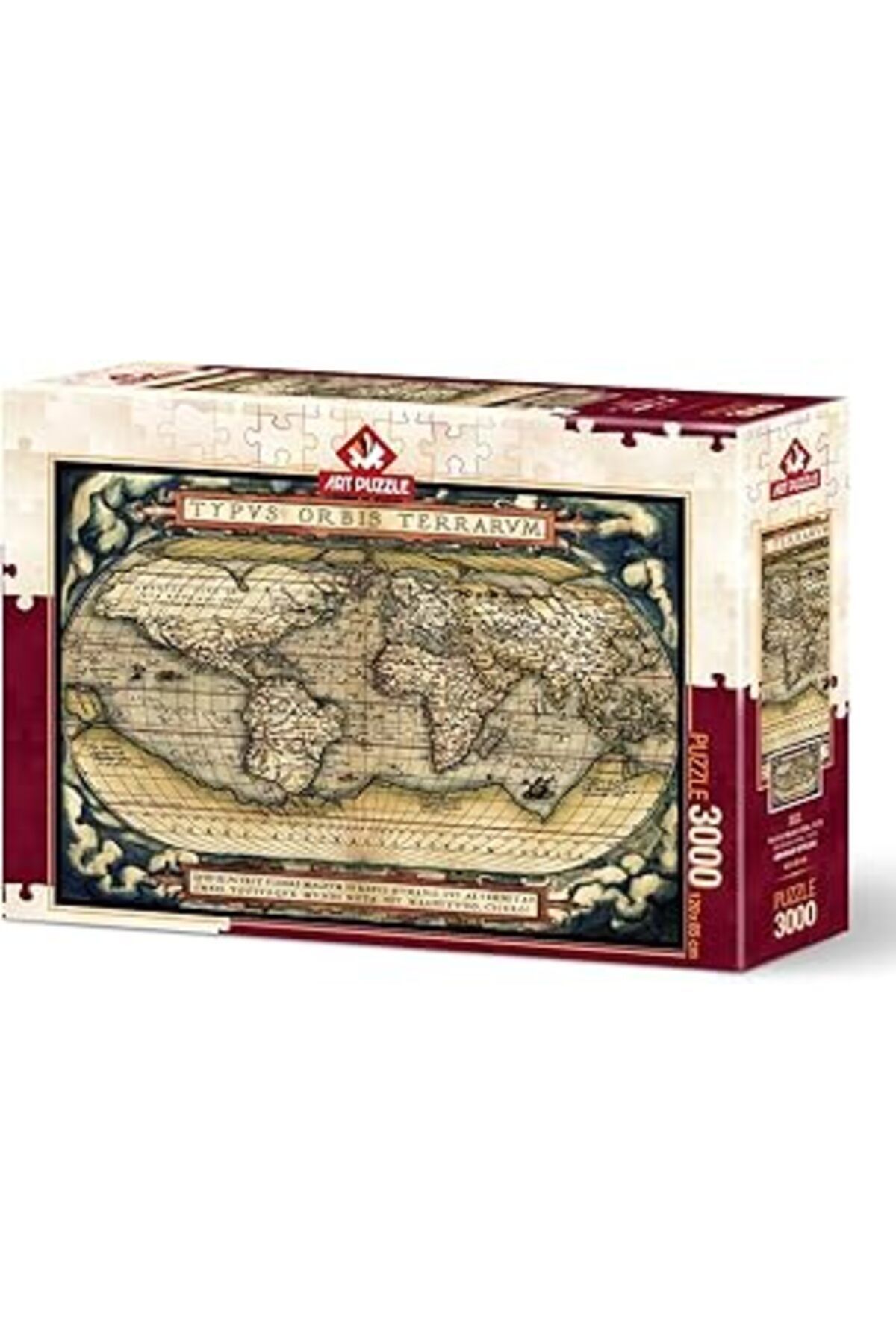 Pazarcan Art Puzzle İlk Modern Atlas,1570 3000 Parça Puzzle