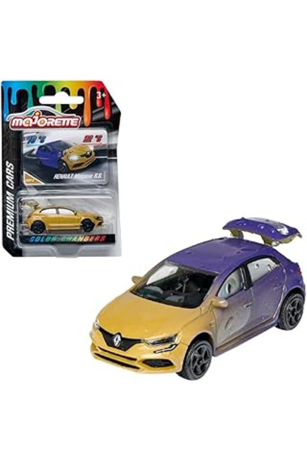 NETWORK ART Majorette Color Changers Premium Arabalar 222F-2 Renault Megane R.S.