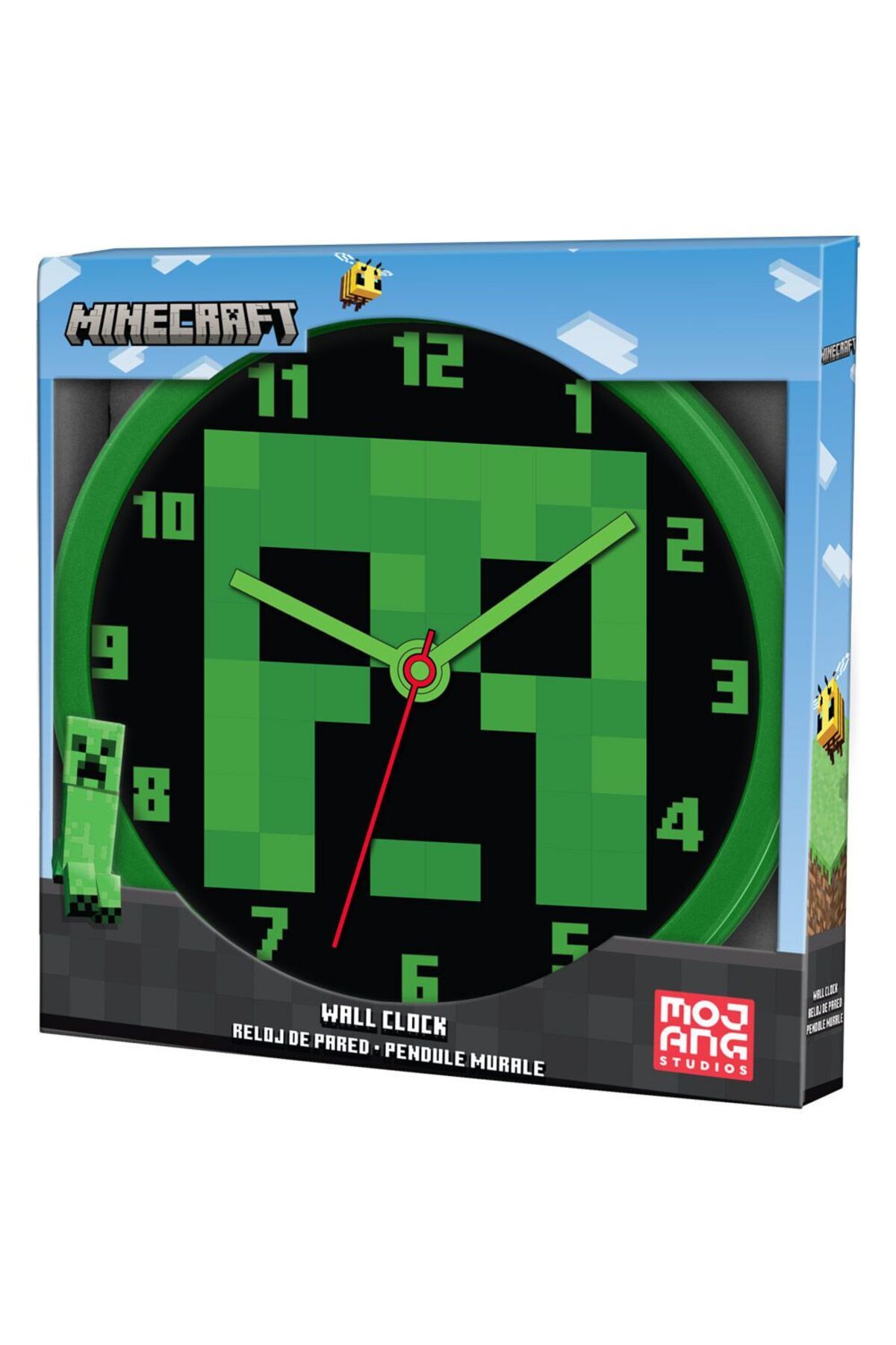 MINECRAFT-Wall Clock – Face 3