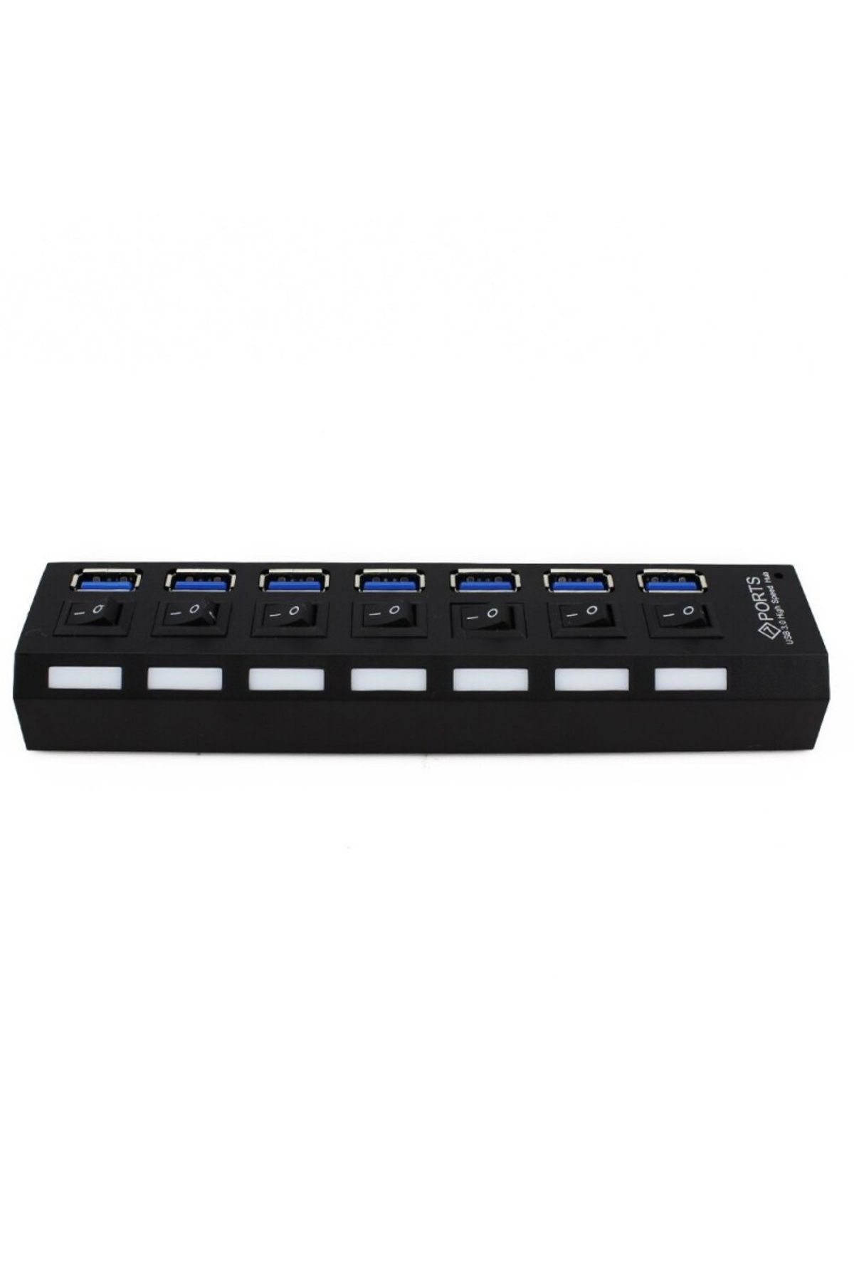 TECHSTAR-USB Hub Techstar® HB6, 3.0 High Speed, 7 Port USB 3.0, On/Off Button, High Speed USB 3.0 Connection, 4