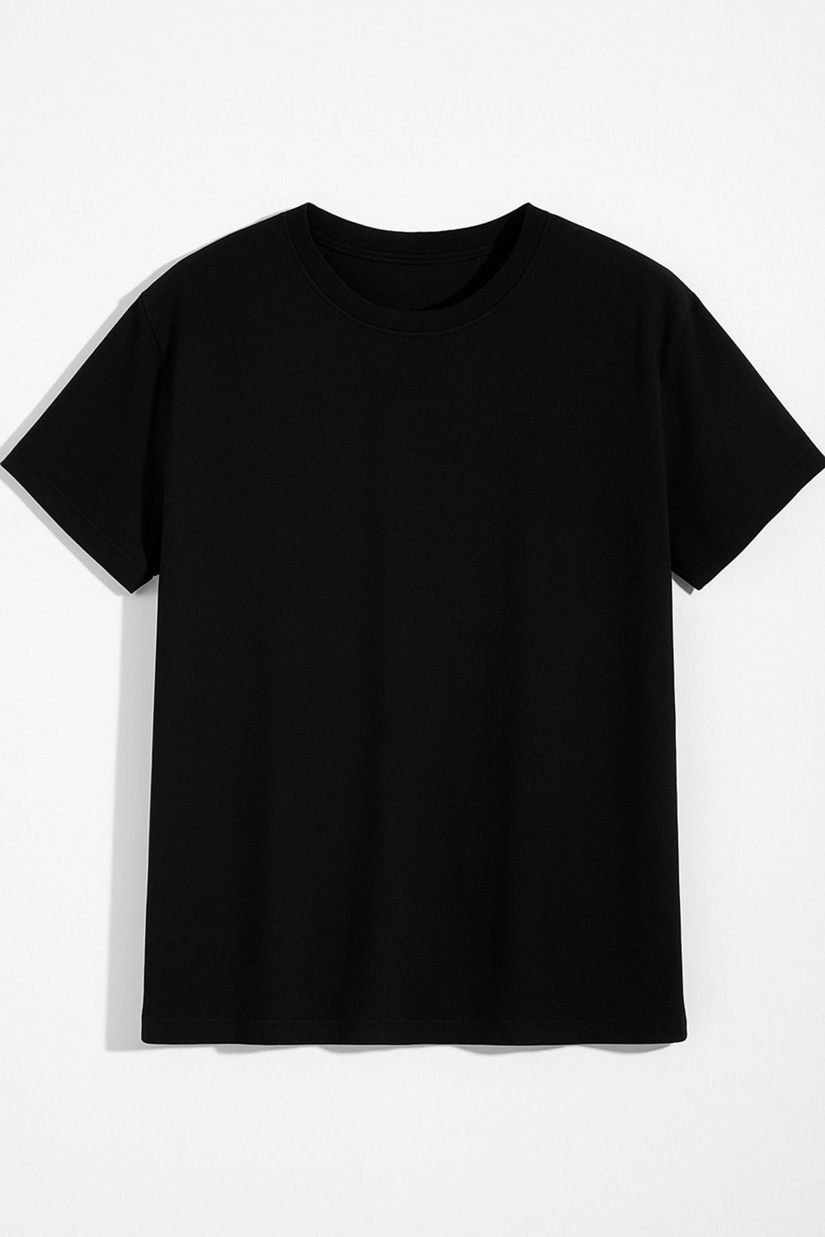 AFROGİYİM Unisex Düz Renk T-shirt