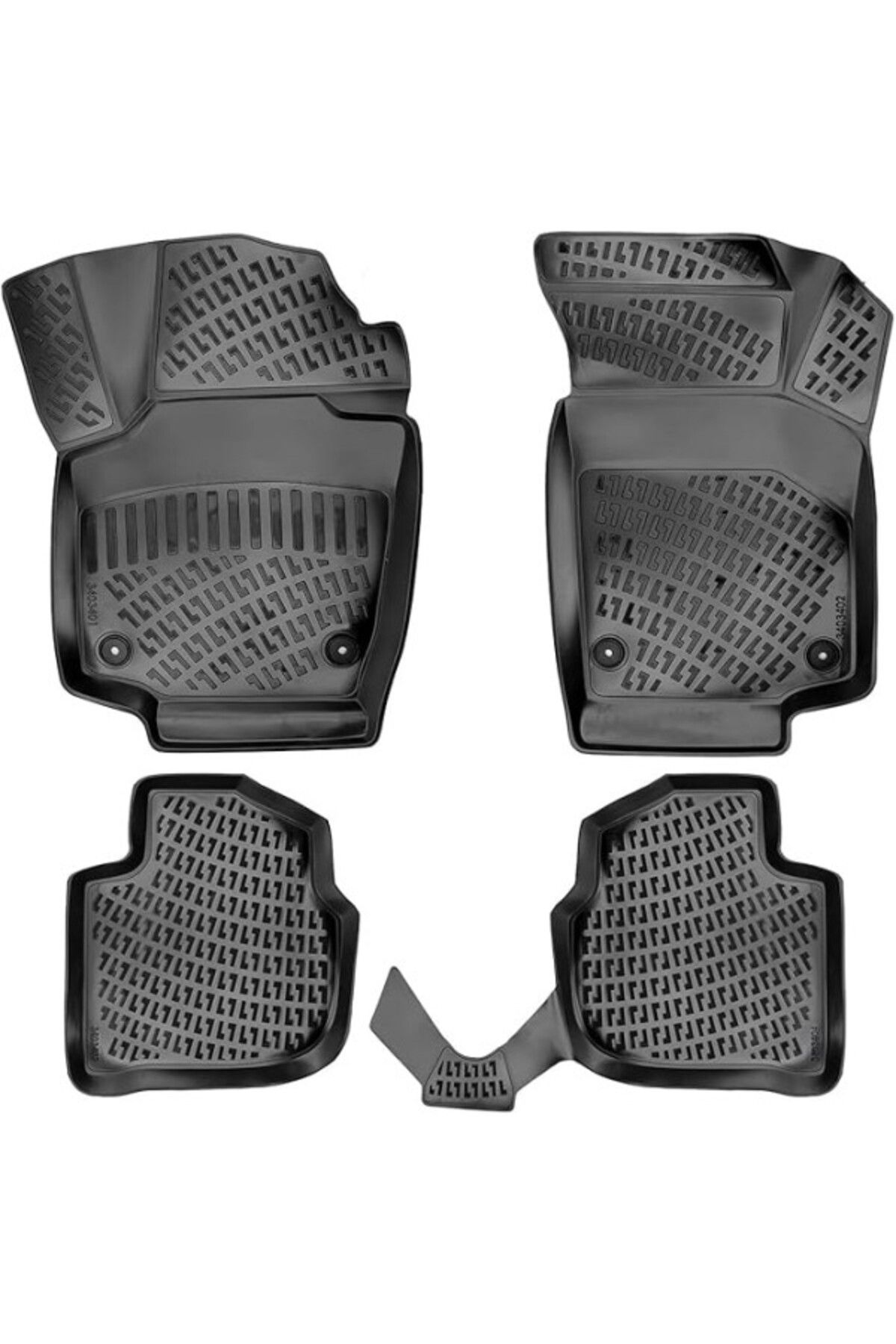 ShopZum Skoda Rapid 2012 Sonrası Uyumlu 3D Havuzlu Paspas