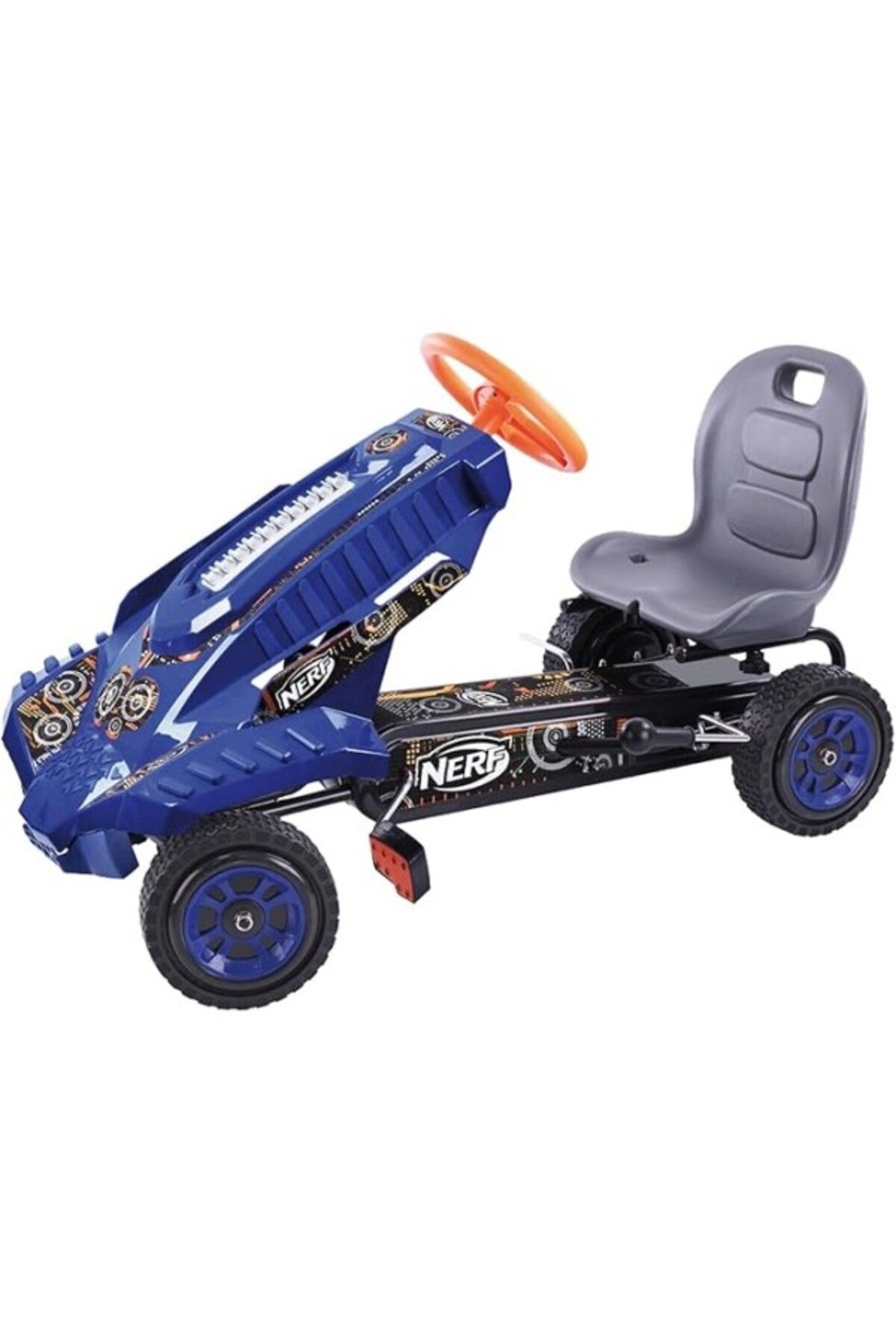 ShopZum Nerf Striker 4 Tekerlekli Gokart Bisikleti. Bisikleti, 50 Kg Taşıma Kapasitesi, 4-8 Yaş