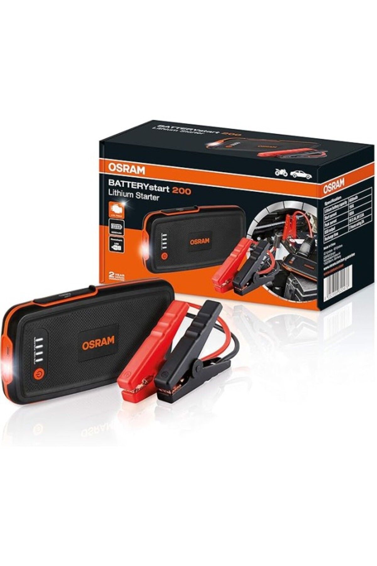 ShopZum Auto Schnellstartsystem Batterystart 200 Obsl200 Starthilfestrom (12 V)=150a
