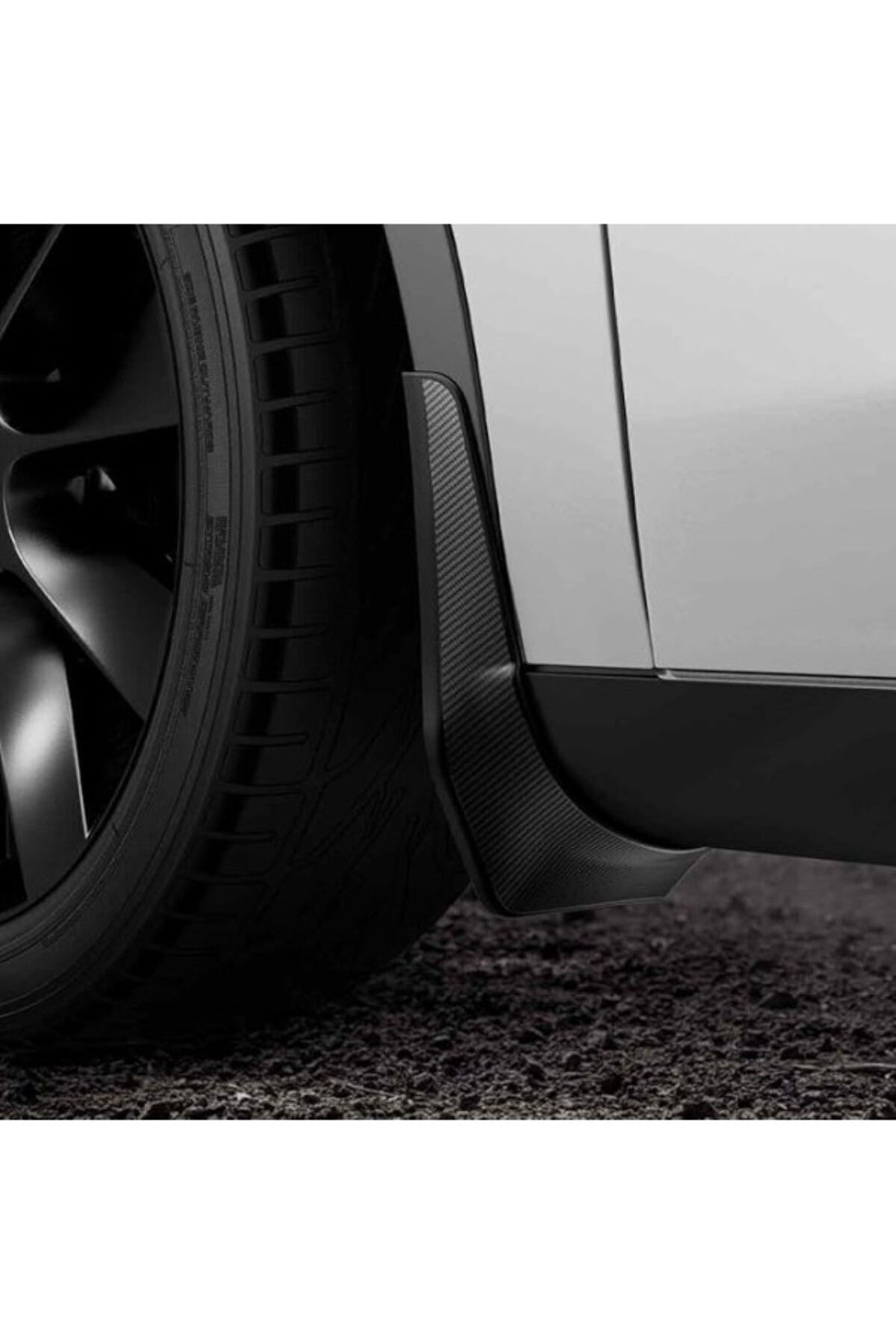 ShopZum Tesla Model Y (2024-2023) Weatherbloc (Carbon Edition) Çamurluk 4&Apos;Lü Set To301 Black -