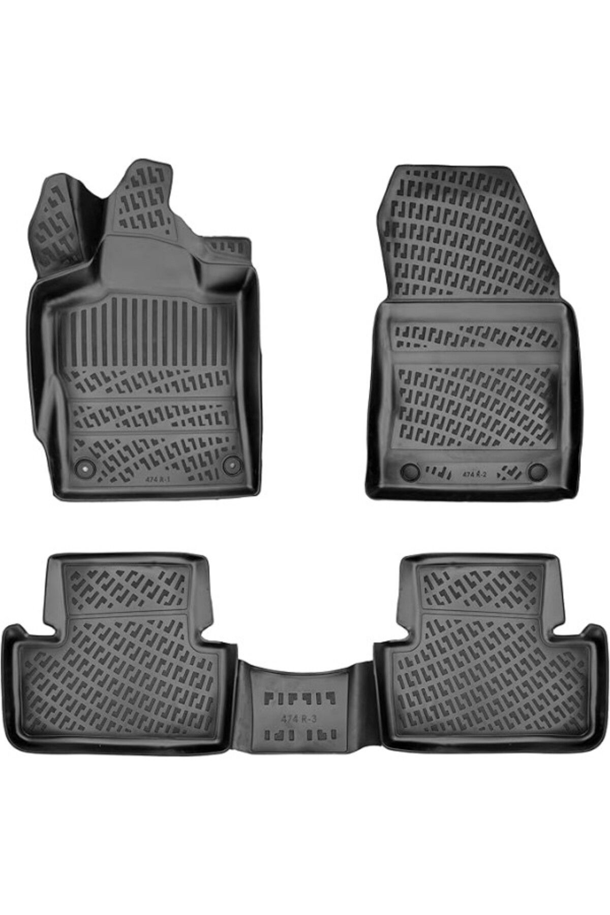 ShopZum Peugeot 308 2022 Sonrası Uyumlu 3D Havuzlu Paspas