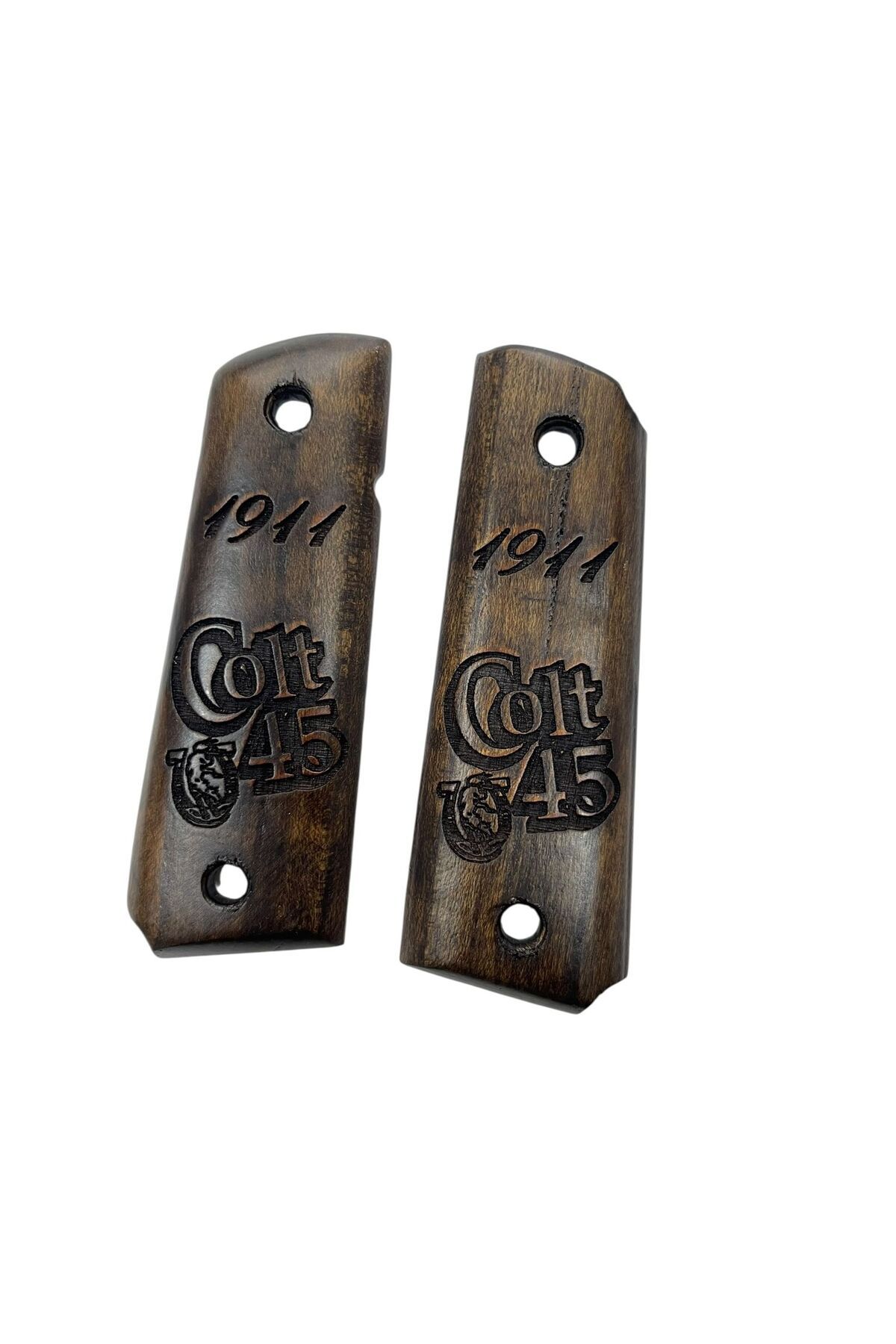 bahadırsilahcılık Colt 1911 Ahşap lazer kesim Kabzesi