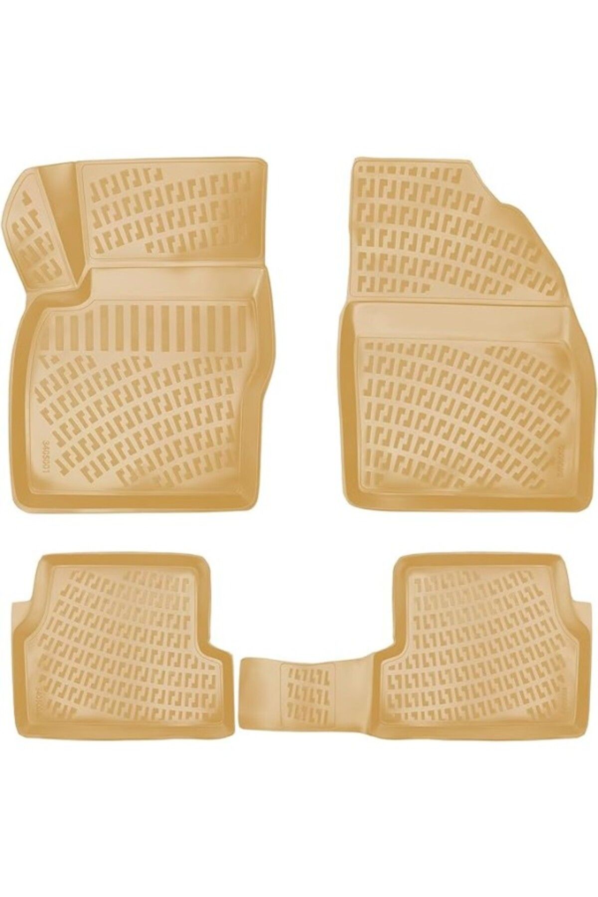 ShopZum Ford Focus 2 2005-2010 Ile Uyumlu Bej Paspas