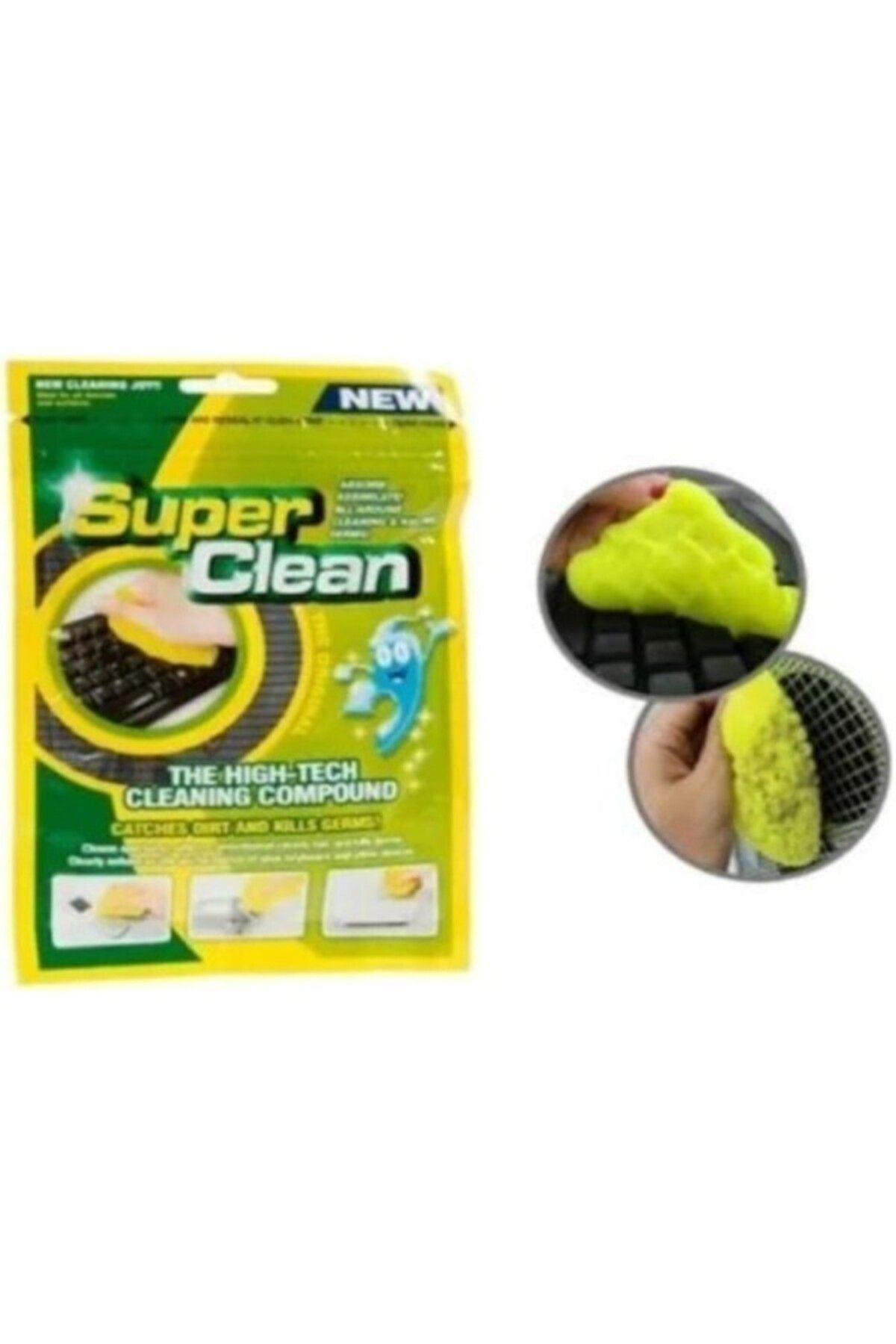 ShopZum Mucize Temizlik Hamuru Super Clean Araç Içi - Klavye Dar Bölge Temizleyici Jel