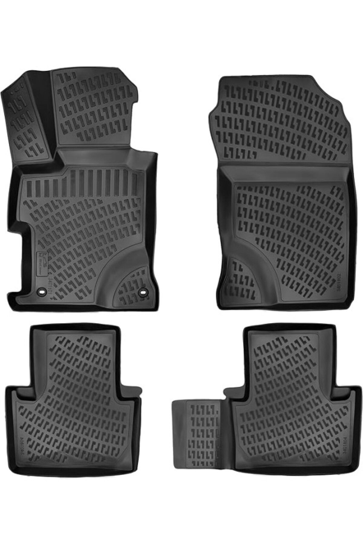 ShopZum Rizline Honda Civic Sedan 2012-2016 Uyumlu 3D Havuzlu Paspas