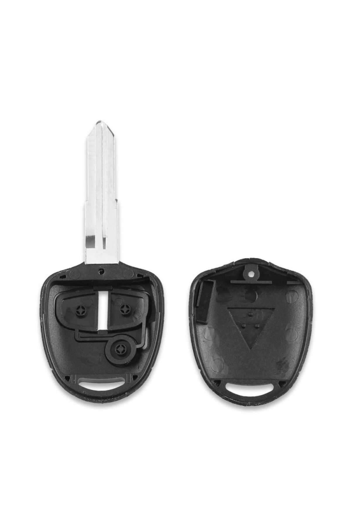 TECHSTAR-Carcasă cheie auto Mitsubishi Lancer, Grandis, Outlander, EVO, Colt, Mirage, 3 butoane, stânga neagră 6
