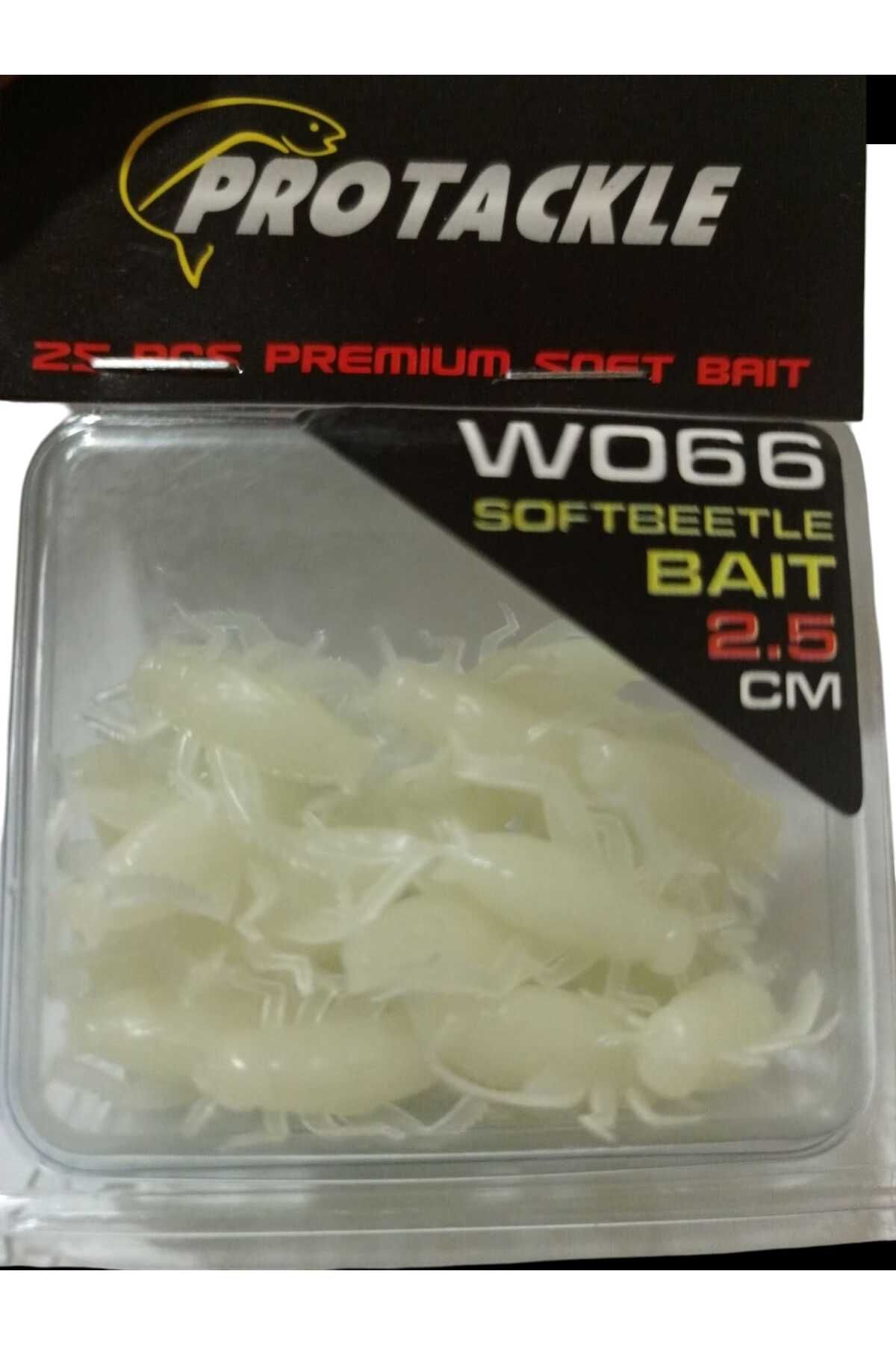Protackle W066 LRF / SPİN YUMUŞAK BÖCEK SİLİKON YEM - GLOWLU - Luminous
