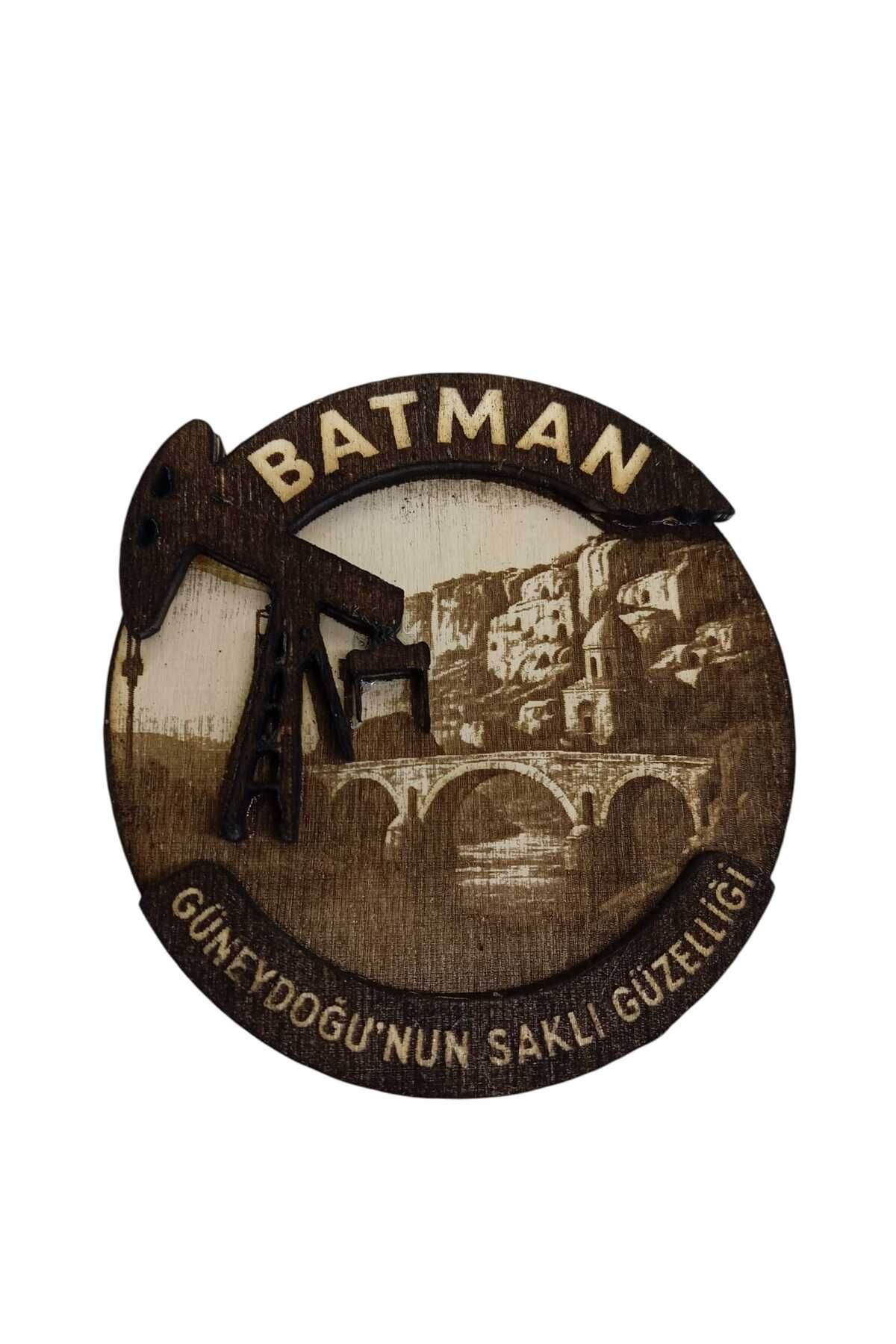 Home Batman 3 boyutlu kabartma Magnet, magneti , ahşap yakma tekniği