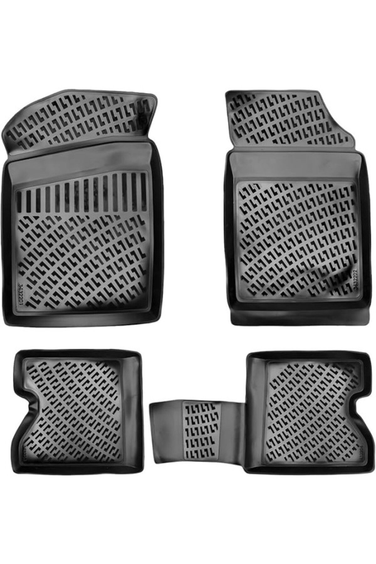 ShopZum Renault Kangoo 1997-2007 Uyumlu 3D Havuzlu Paspas