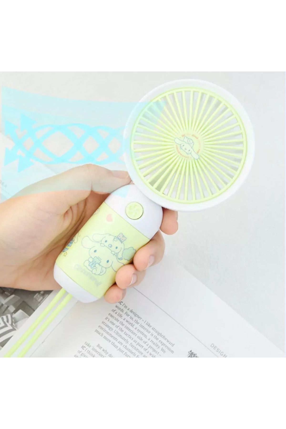 Inovaxis Taşınabilir Mini Fan, Şarjlı Mini Vantilatör