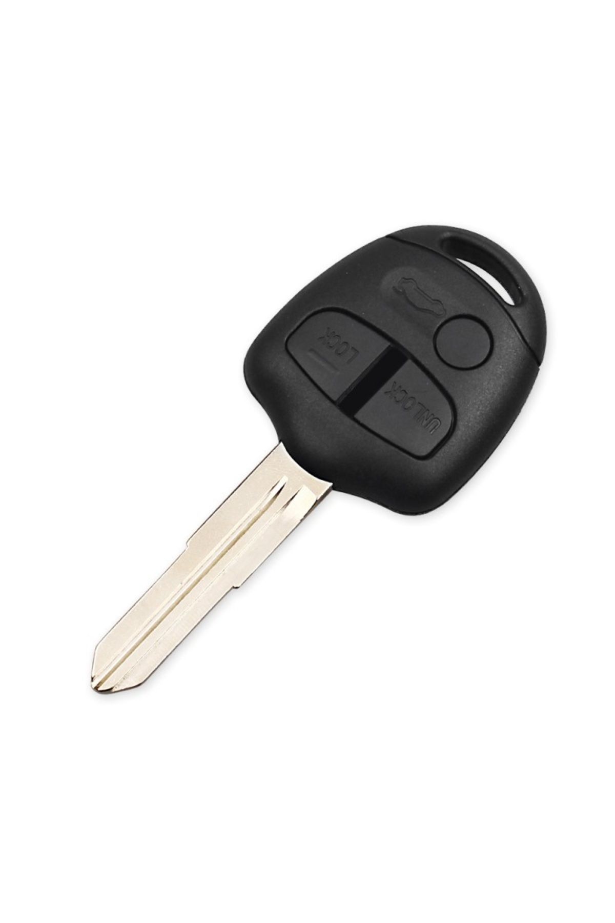 TECHSTAR-Carcasă cheie auto Mitsubishi Lancer, Grandis, Outlander, EVO, Colt, Mirage, 3 butoane, stânga neagră 1