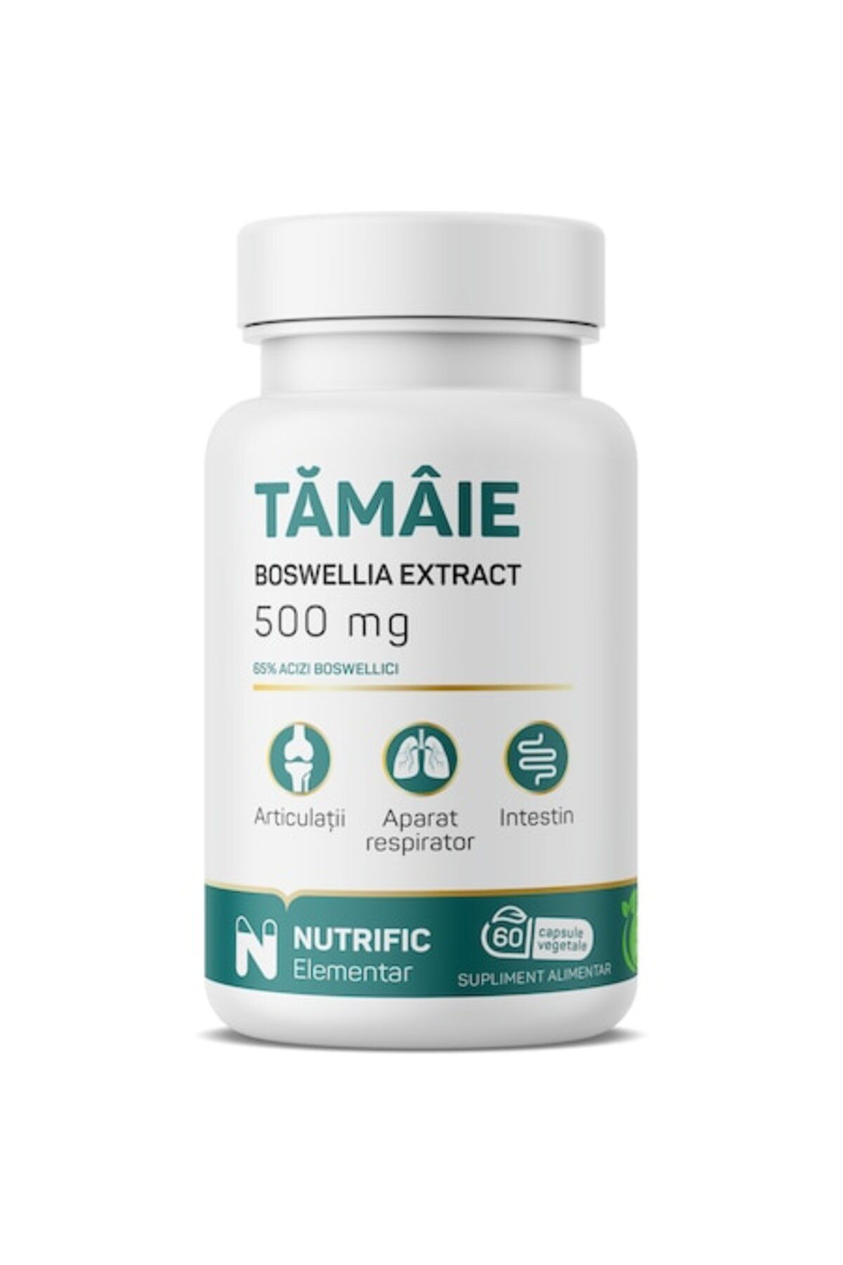 NUTRIFIC Extract De Boswellia 500 Mg, 60 Capsule Vegetariene, Nutrific - One Size