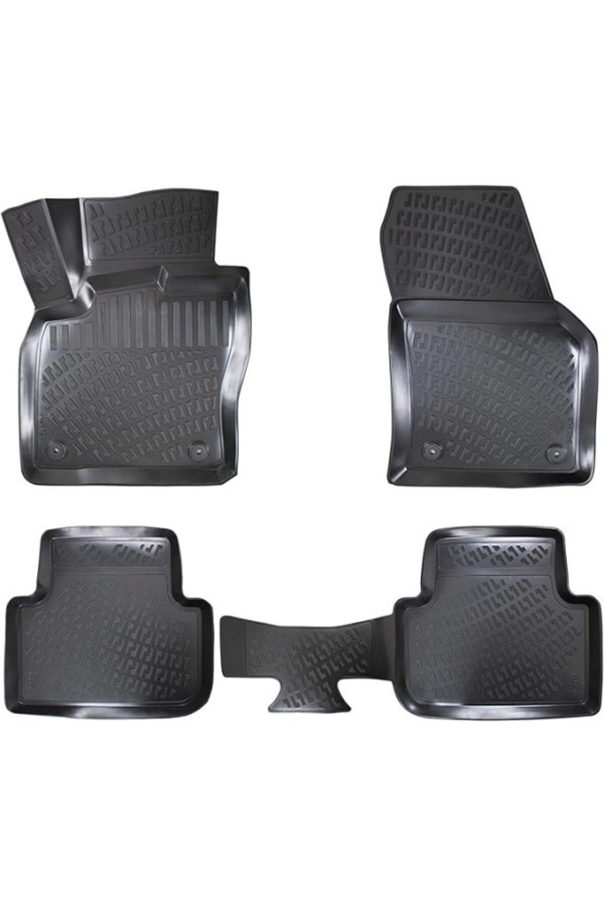 ShopZum Volkswagen Tiguan I 2007-2017 Uyumlu 3D Havuzlu Paspas