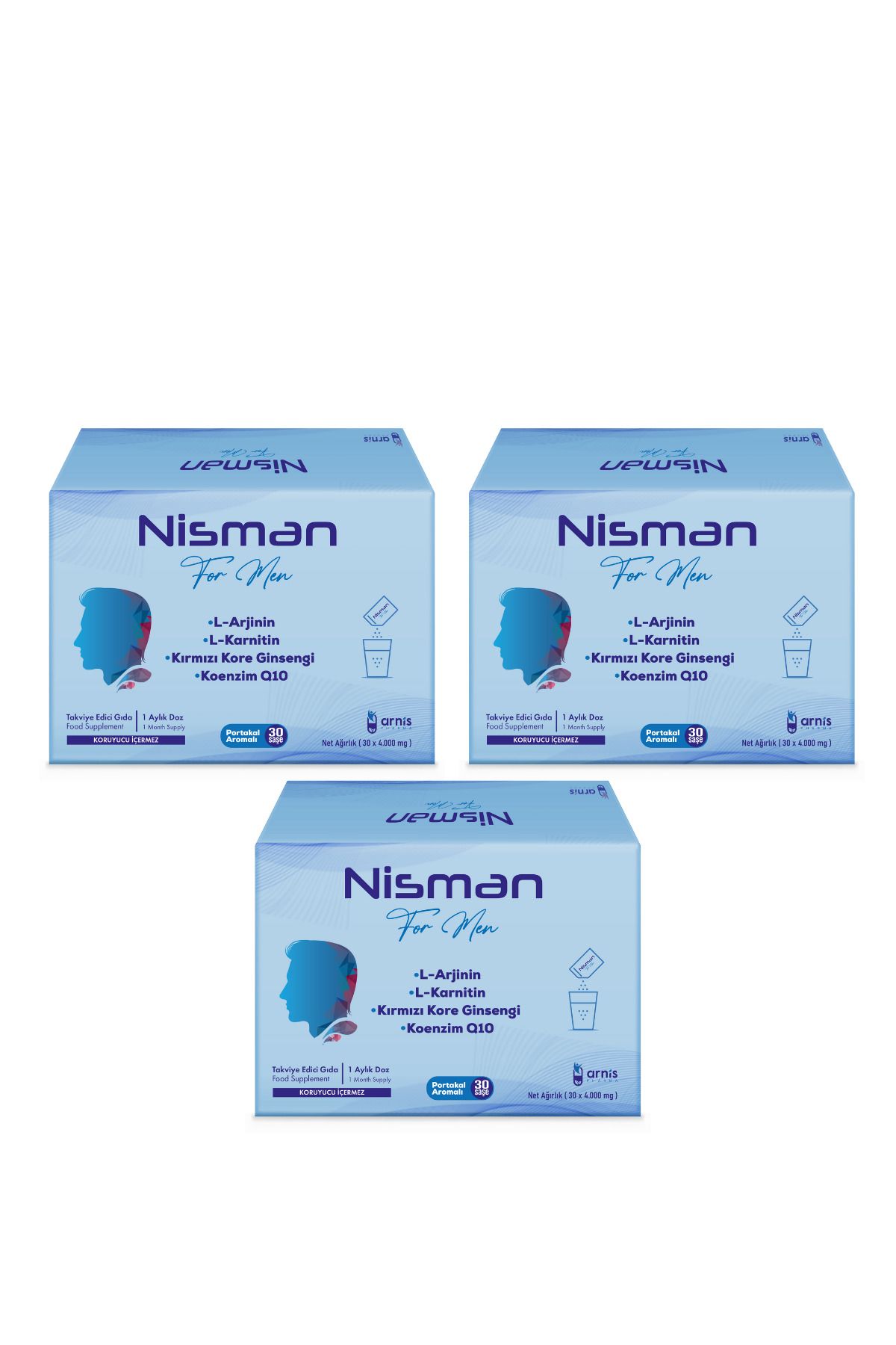 Arnis Pharma Nisman – Erkeklere Özel Takviye Edici Gıda 3 Aylık Kullanım