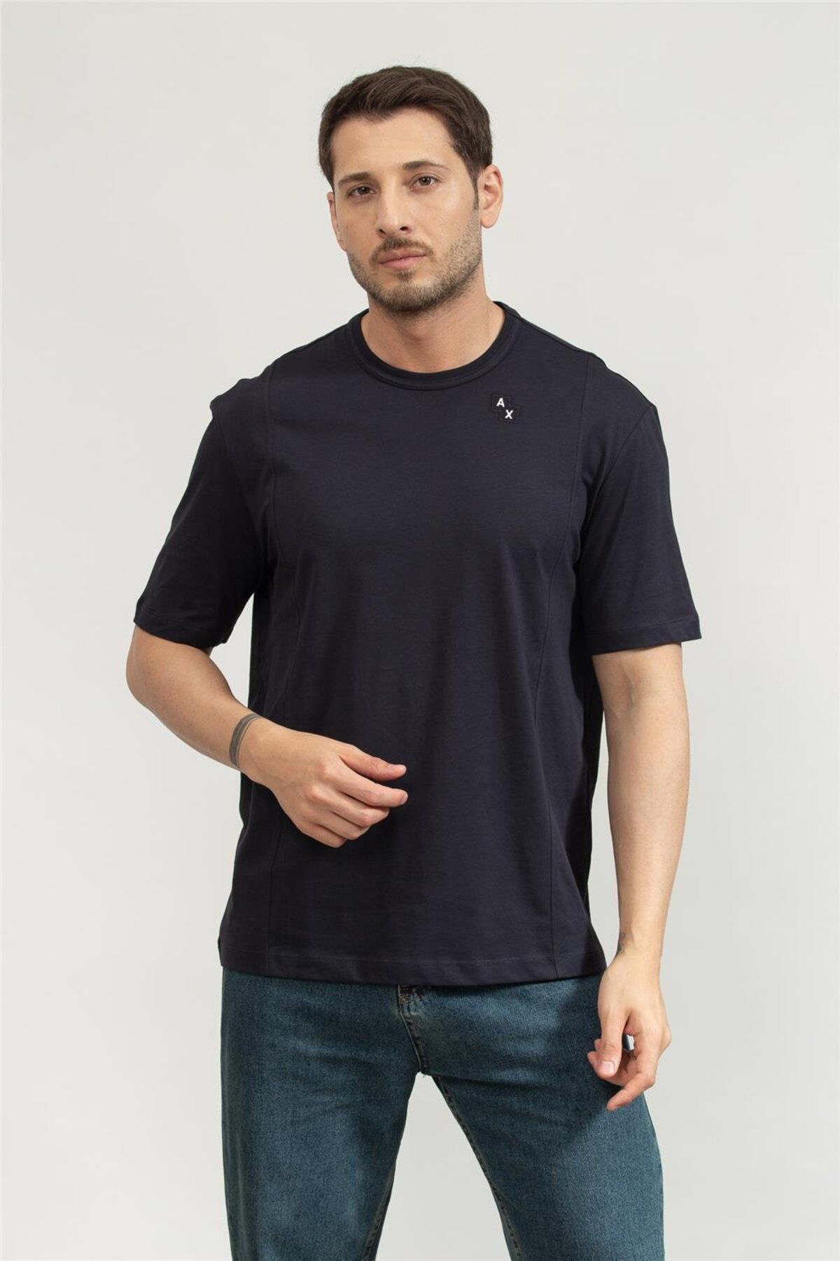 Armani Exchange Erkek Bisiklet Yaka T-Shirt