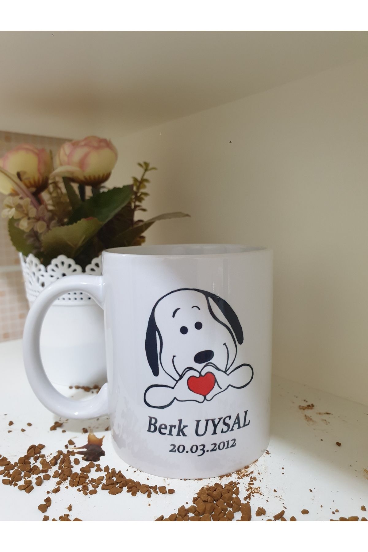 Mkstore Kişiye Özel Baskılı Beyaz Kupa Bardak- Lütfen Satıcı İle İrtibat Kurun