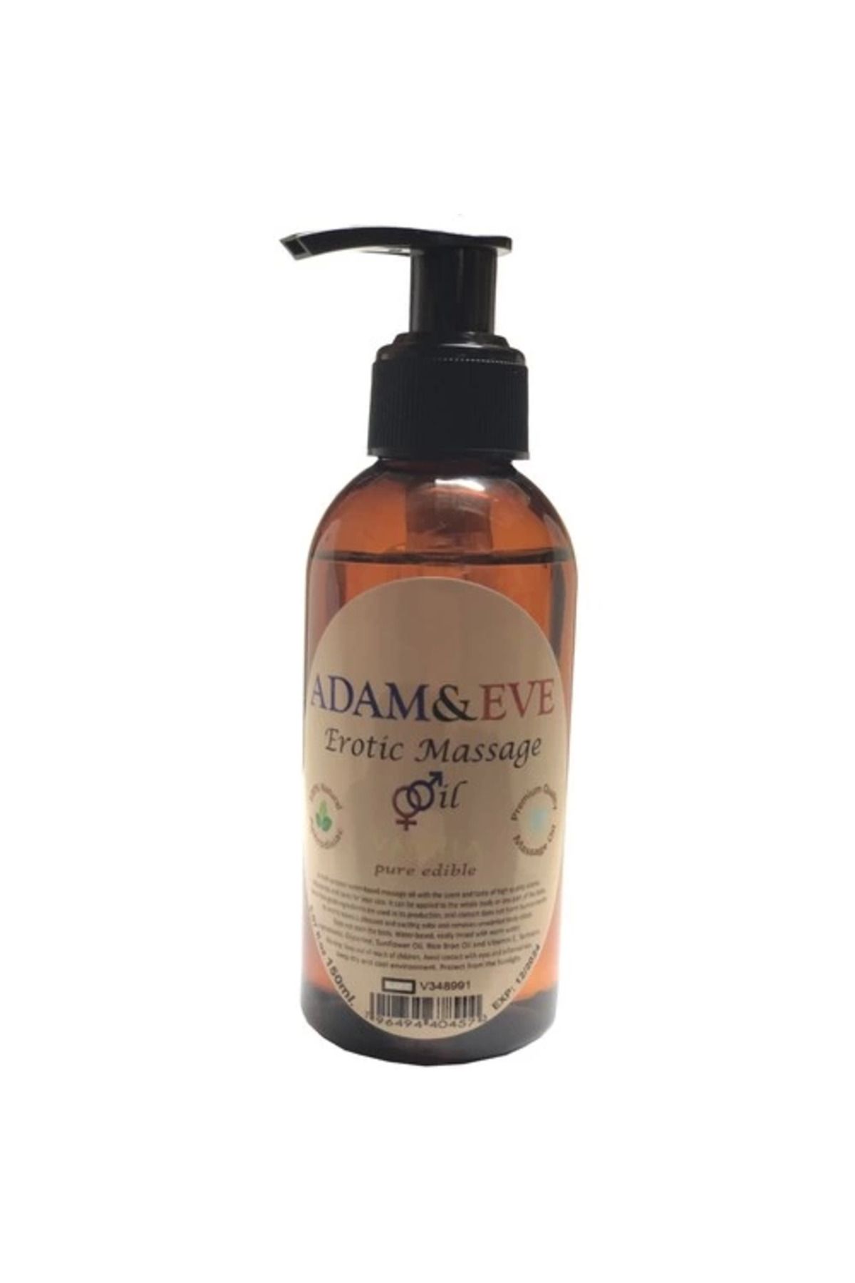 Emper Adam & Eve Aromaterapi Vanılla Massage Oil 1 Adet Vanilya Aromalı Vücut Masaj Yağı