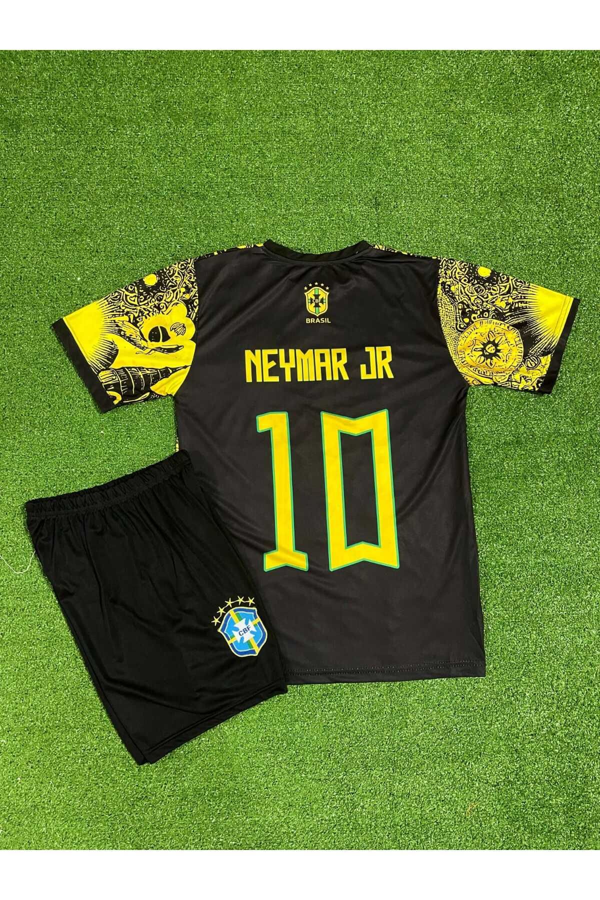 BARBITOS Brezilya Neymar Jr Özel Konsept Çocuk Forması (Yellow)