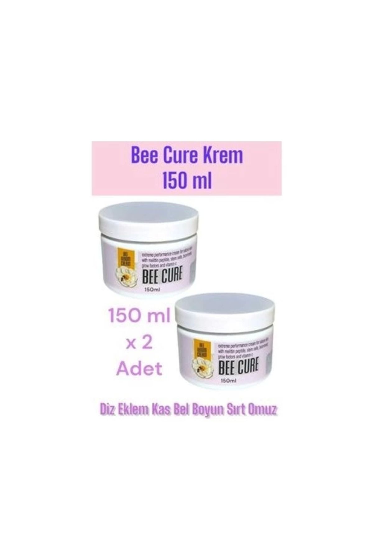 Emper Bee Cure Krem Ağrılarınız Için Vücut ve Bölgesel Bakım 150 ml x 2 Adet